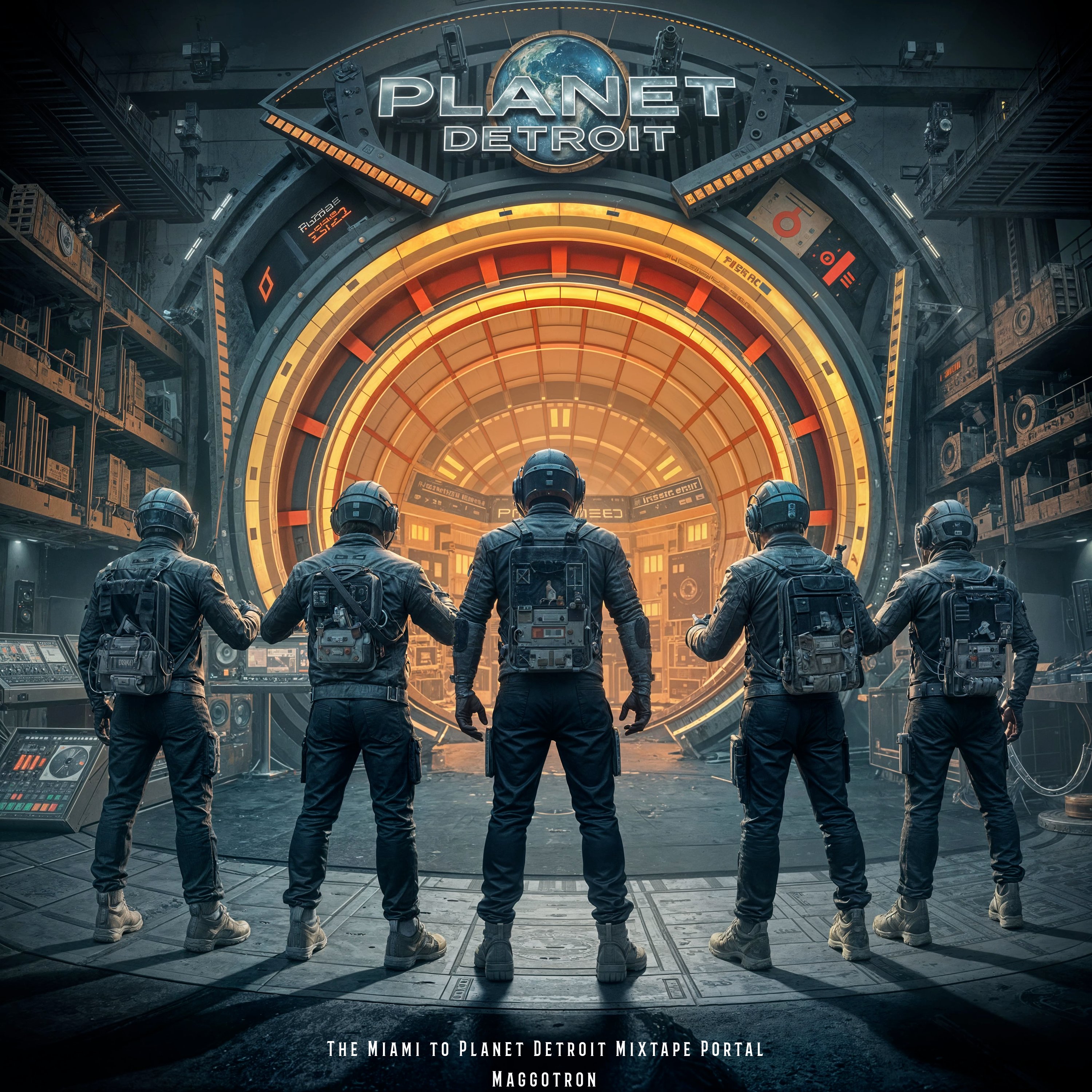 The Miami to Planet Detroit Mixtape Portal artwork