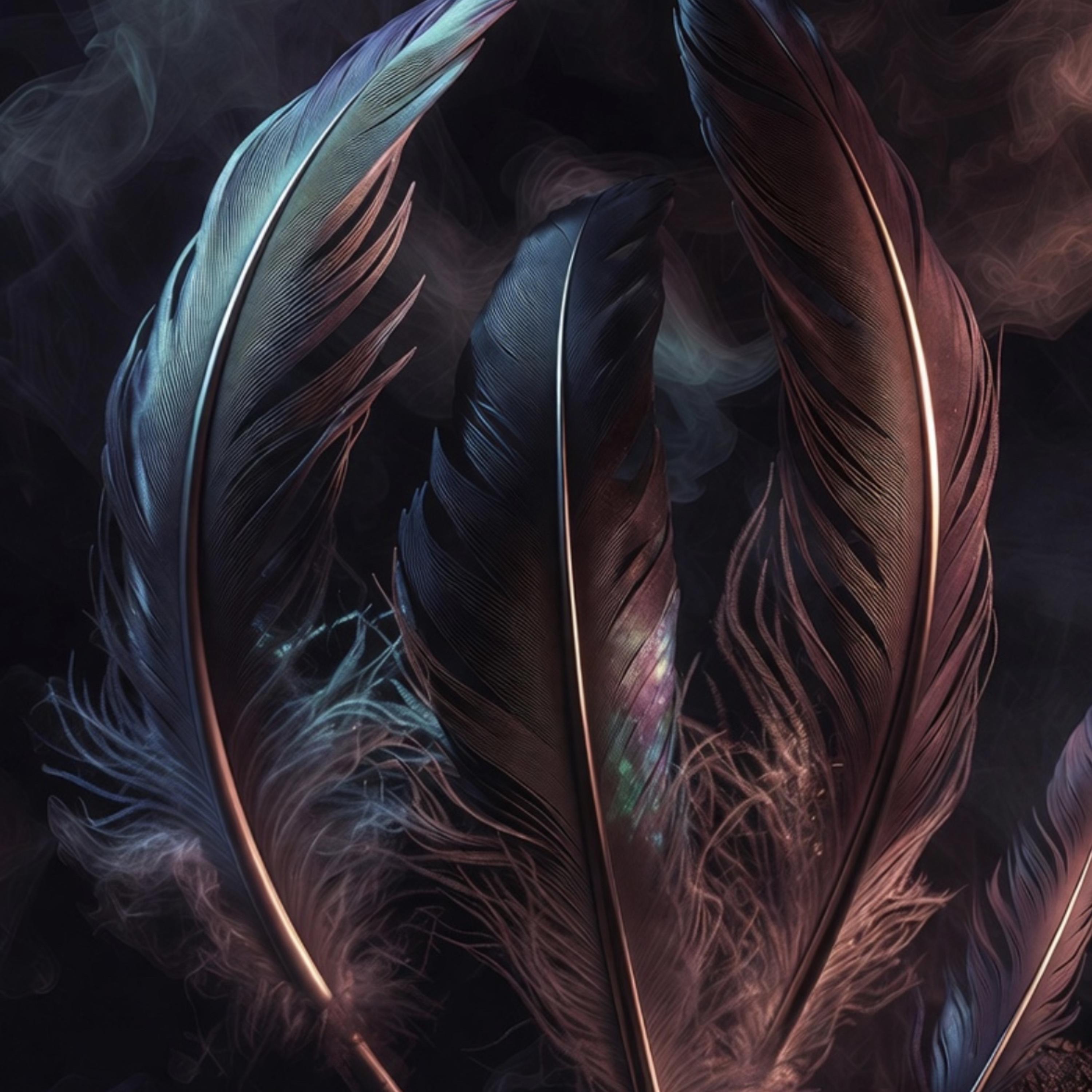 Four Feathers Drop by Lady Extra cover art