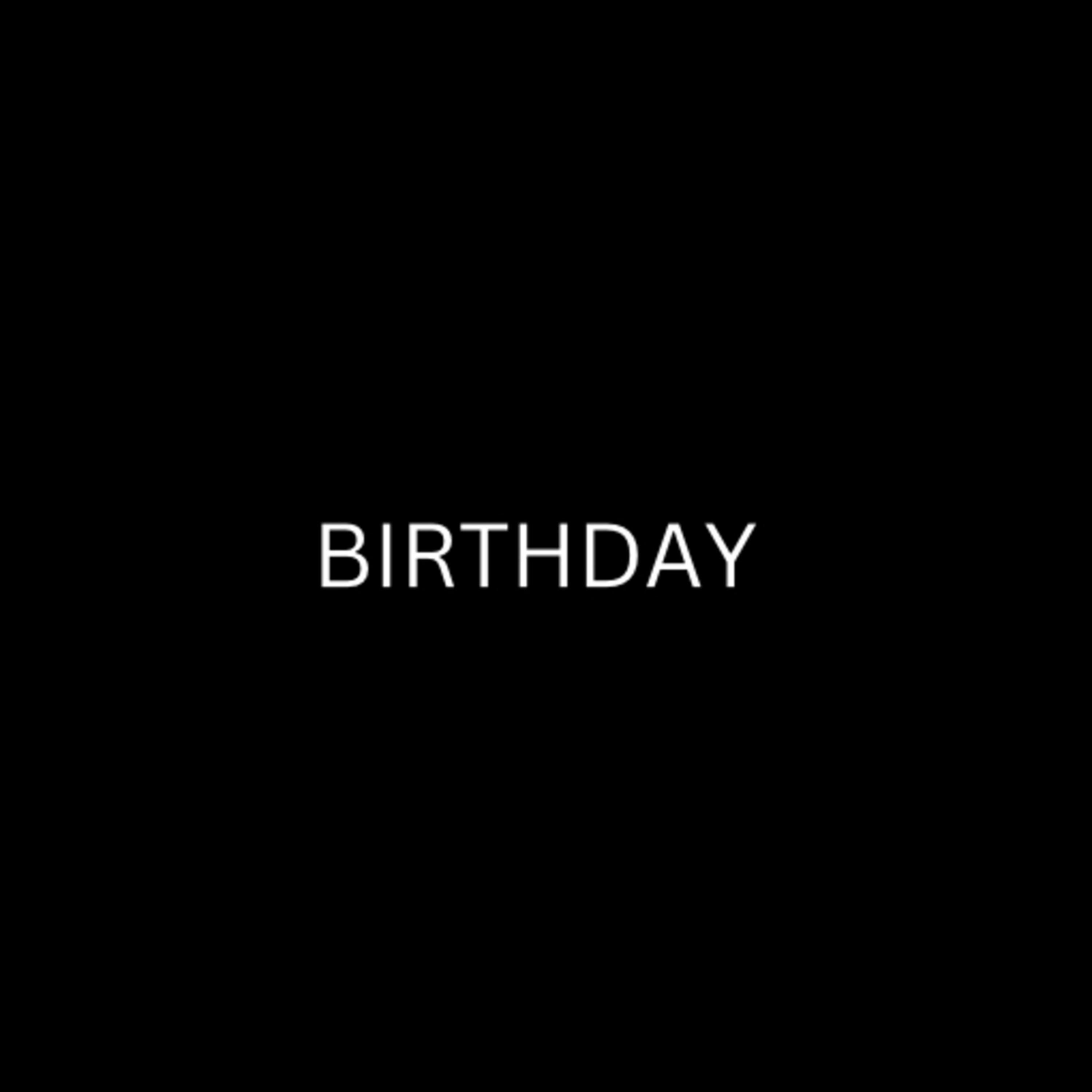 Birthday artwork