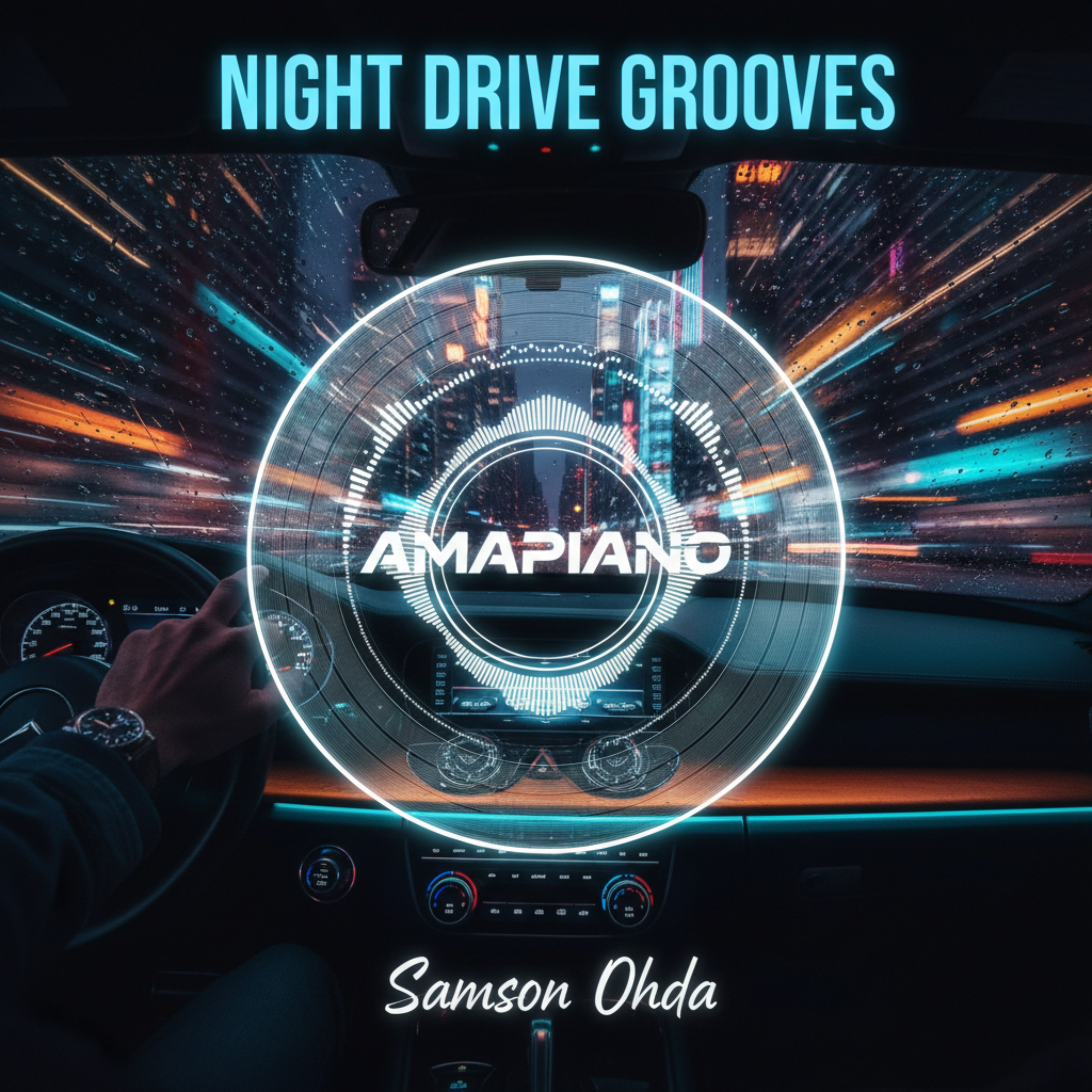 Night Drive Grooves by Samson Ohda  cover art
