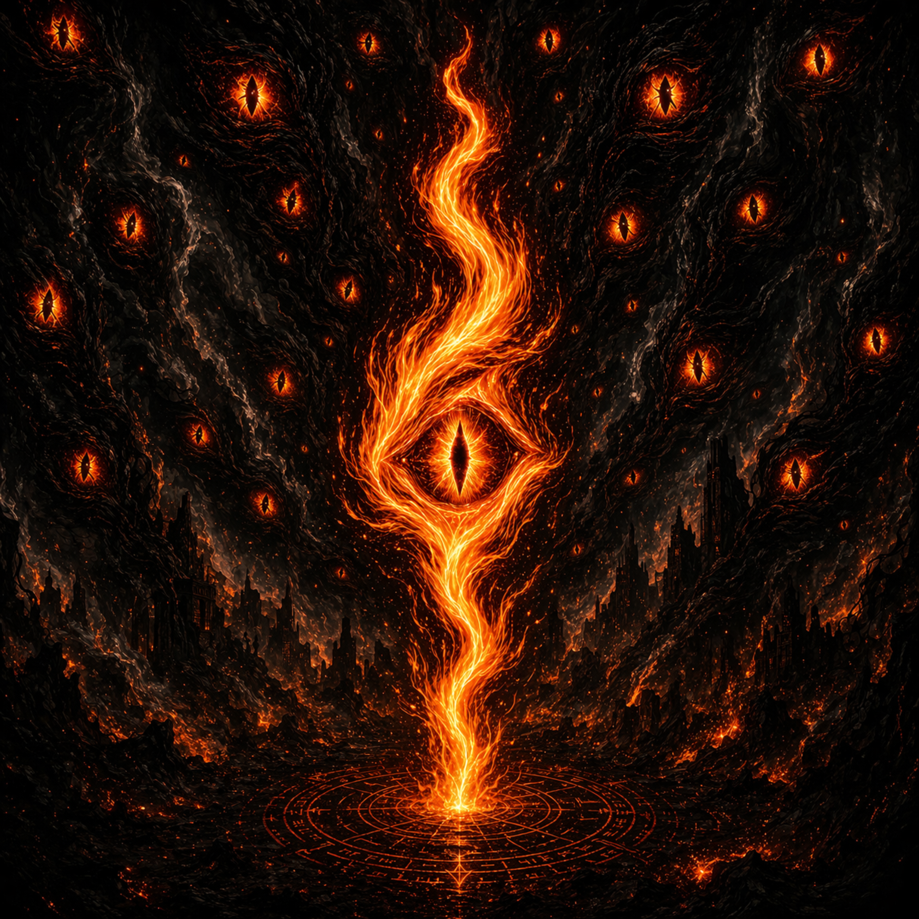 The Flame Watches Saga by Blak Blayk cover art