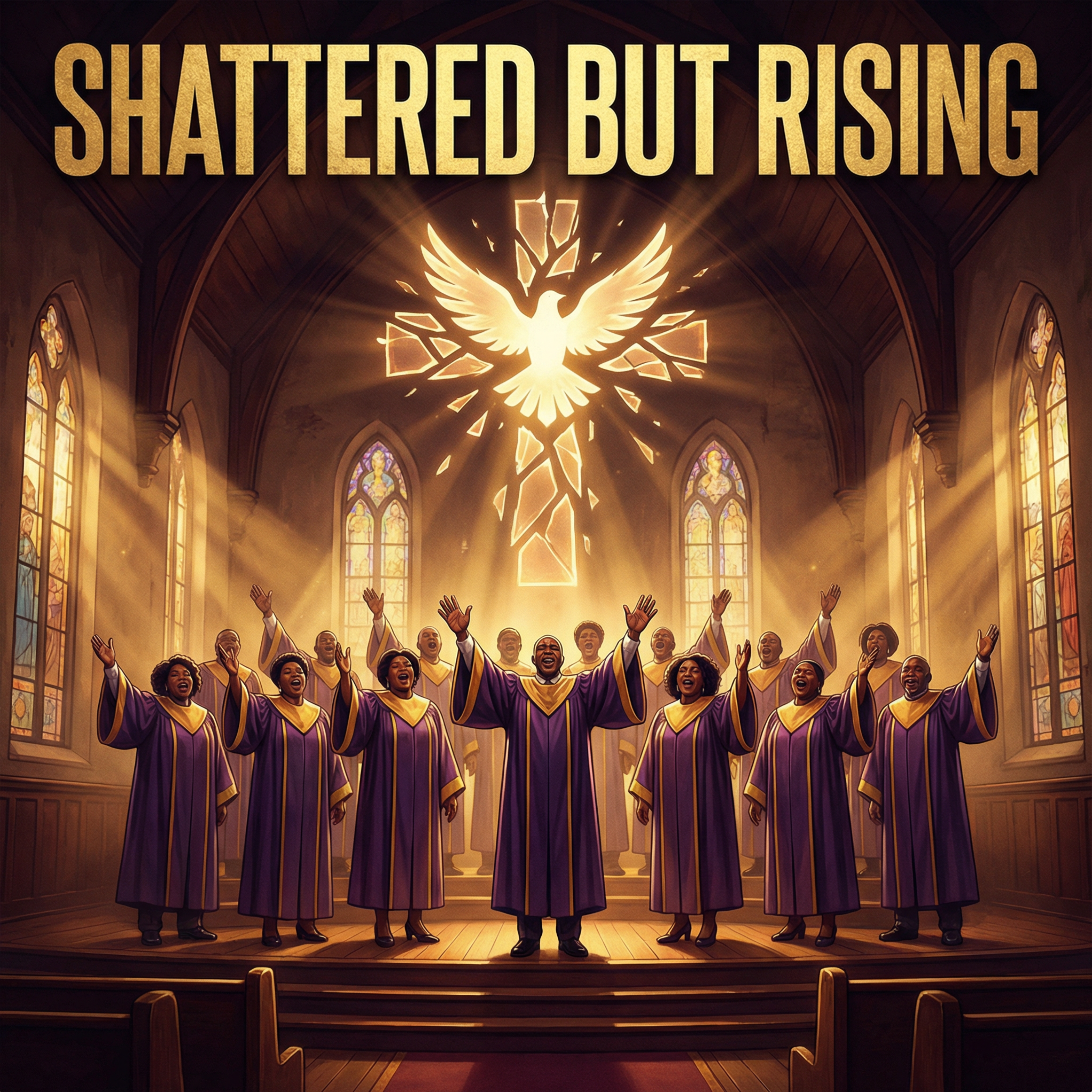 Shattered But Rising artwork