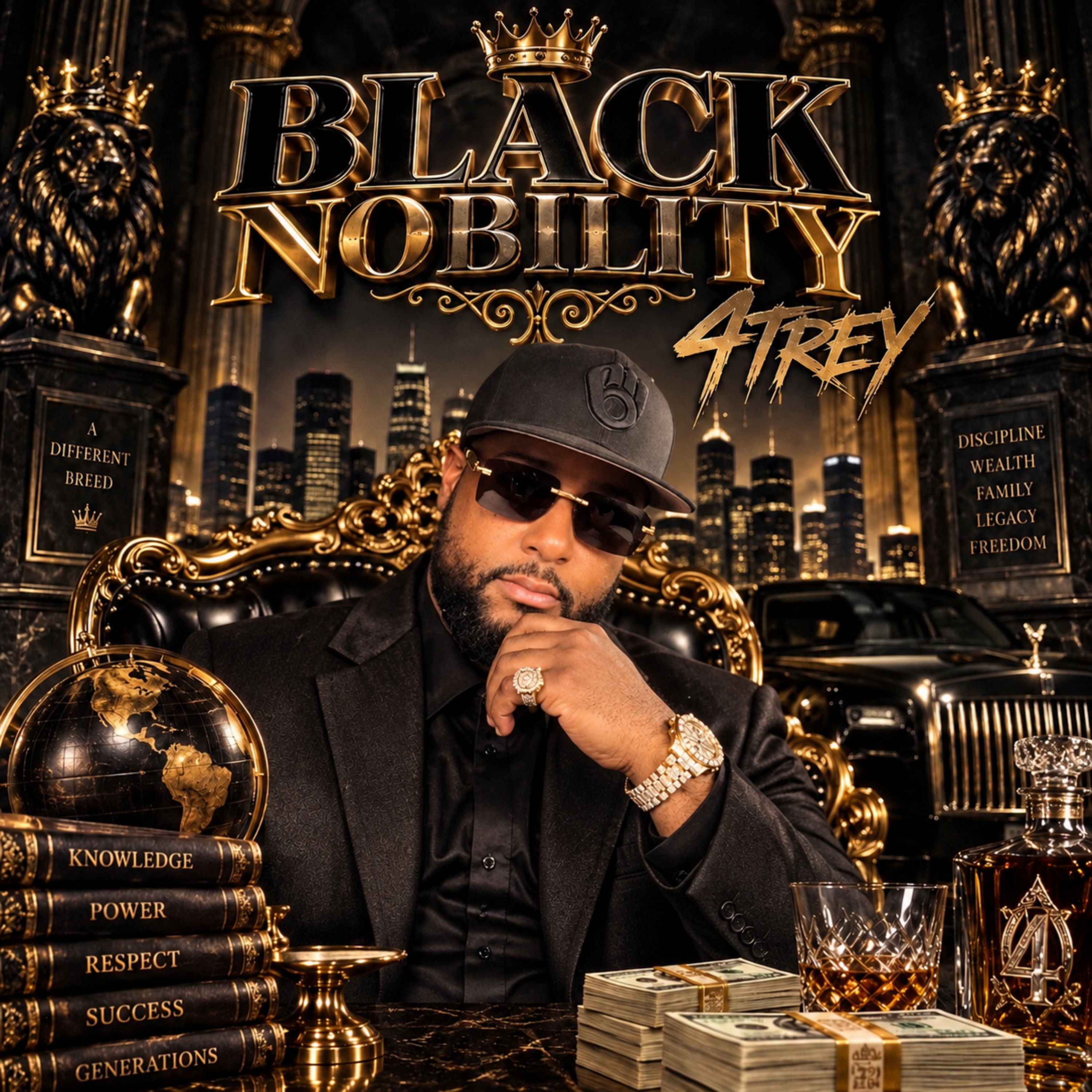 BLACK NOBILITY by 4Trey cover art