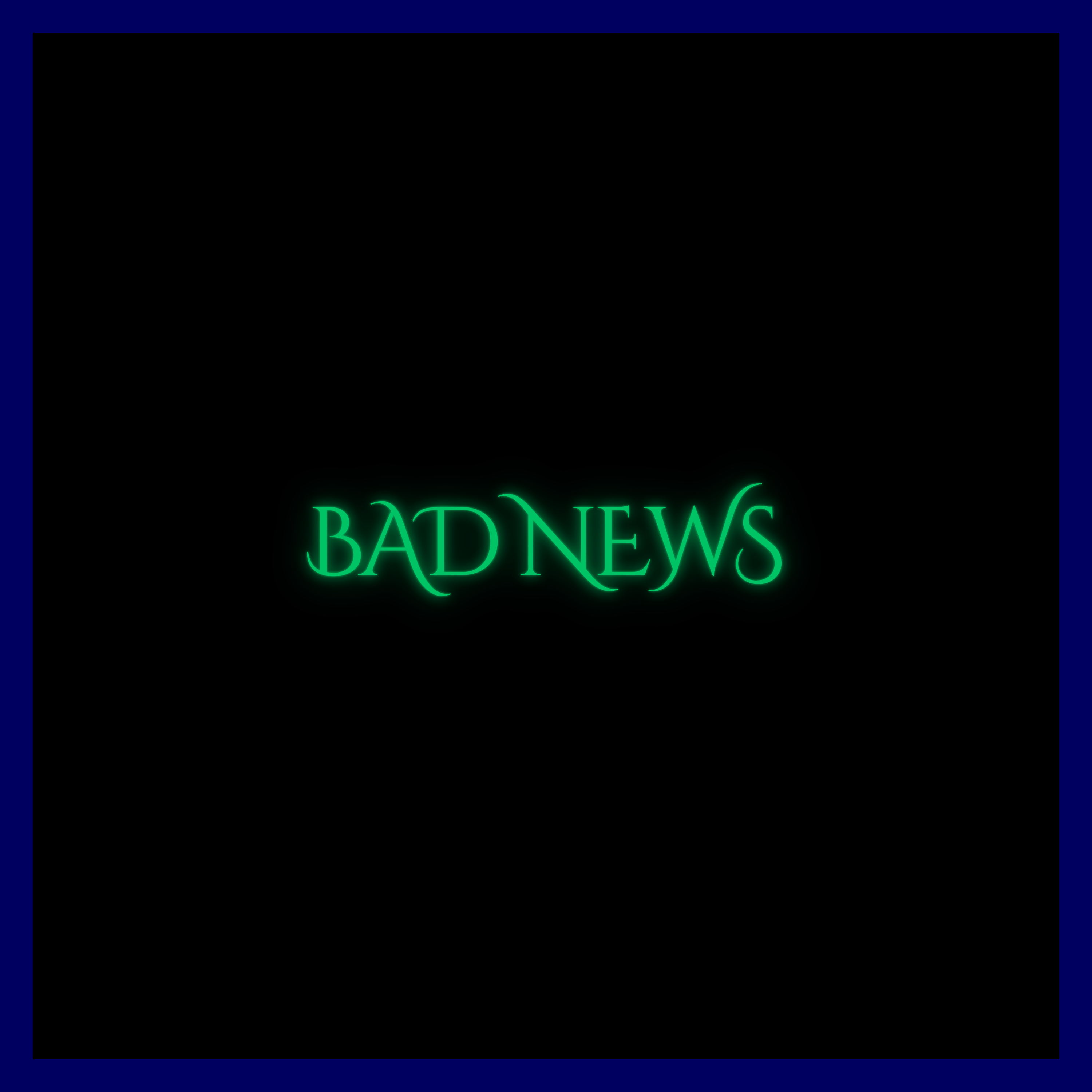 Bad news (slowed and reverb) artwork