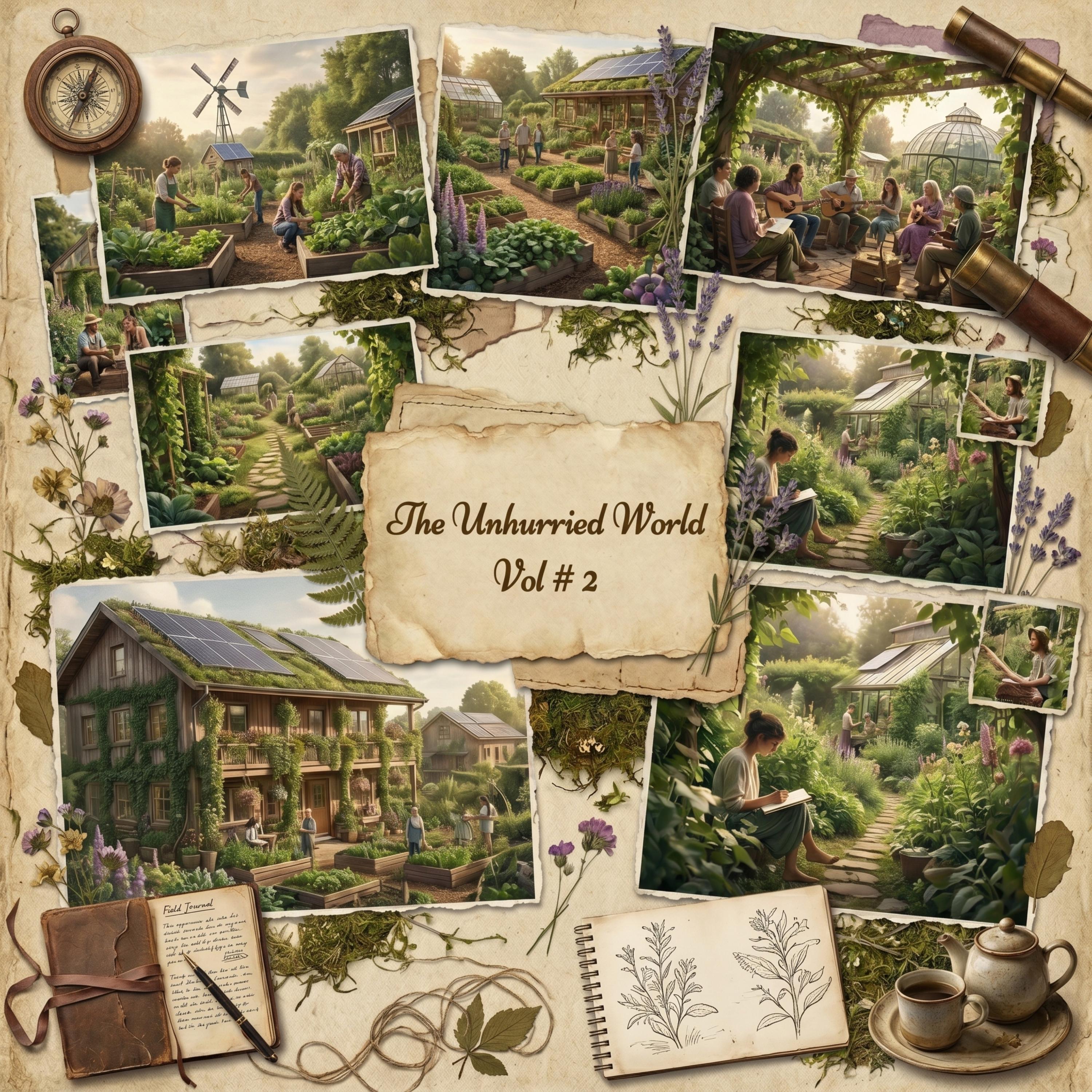 The Unhurried World Volume Two by Michael Behm Instrumentals cover art