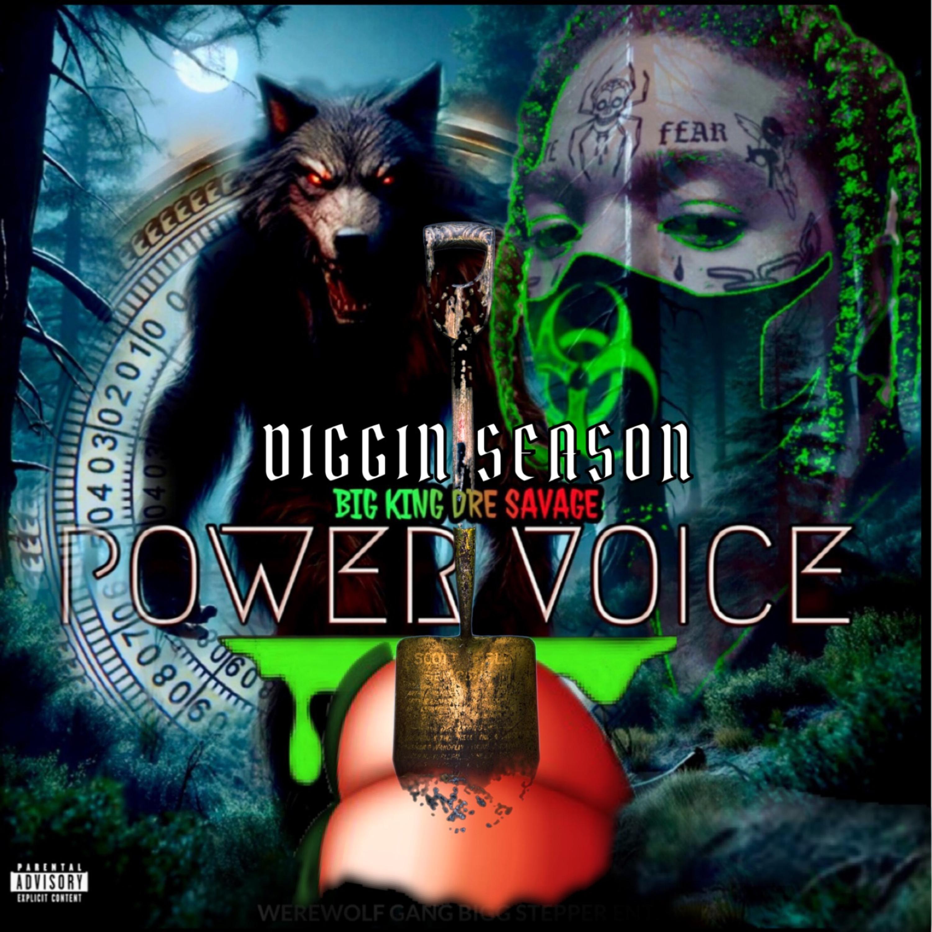 DIGGIN SEASON POWER VOICE by BIG KING DRE SAVAGE cover art