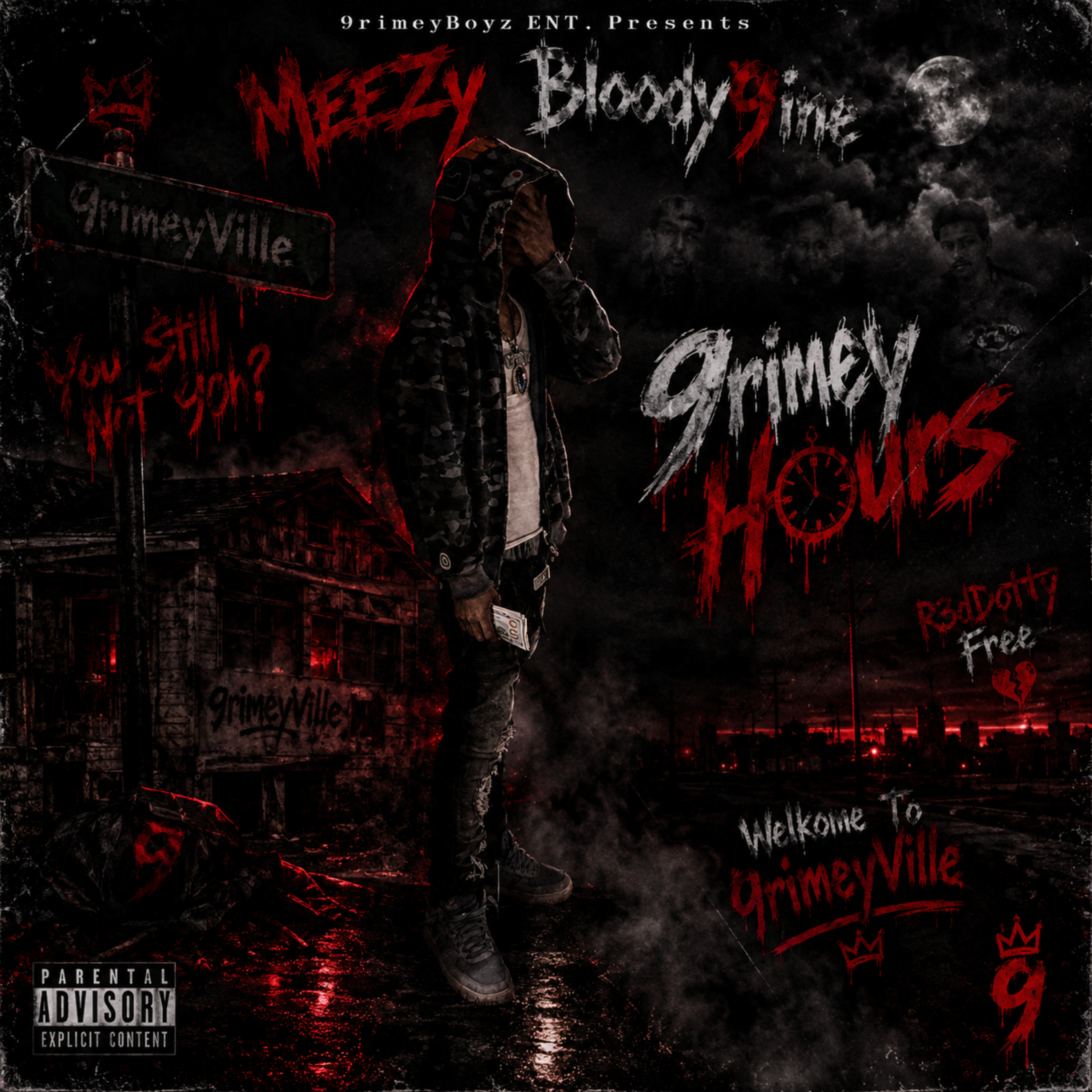 9rimey Hours by Meezy Bloody9ine cover art