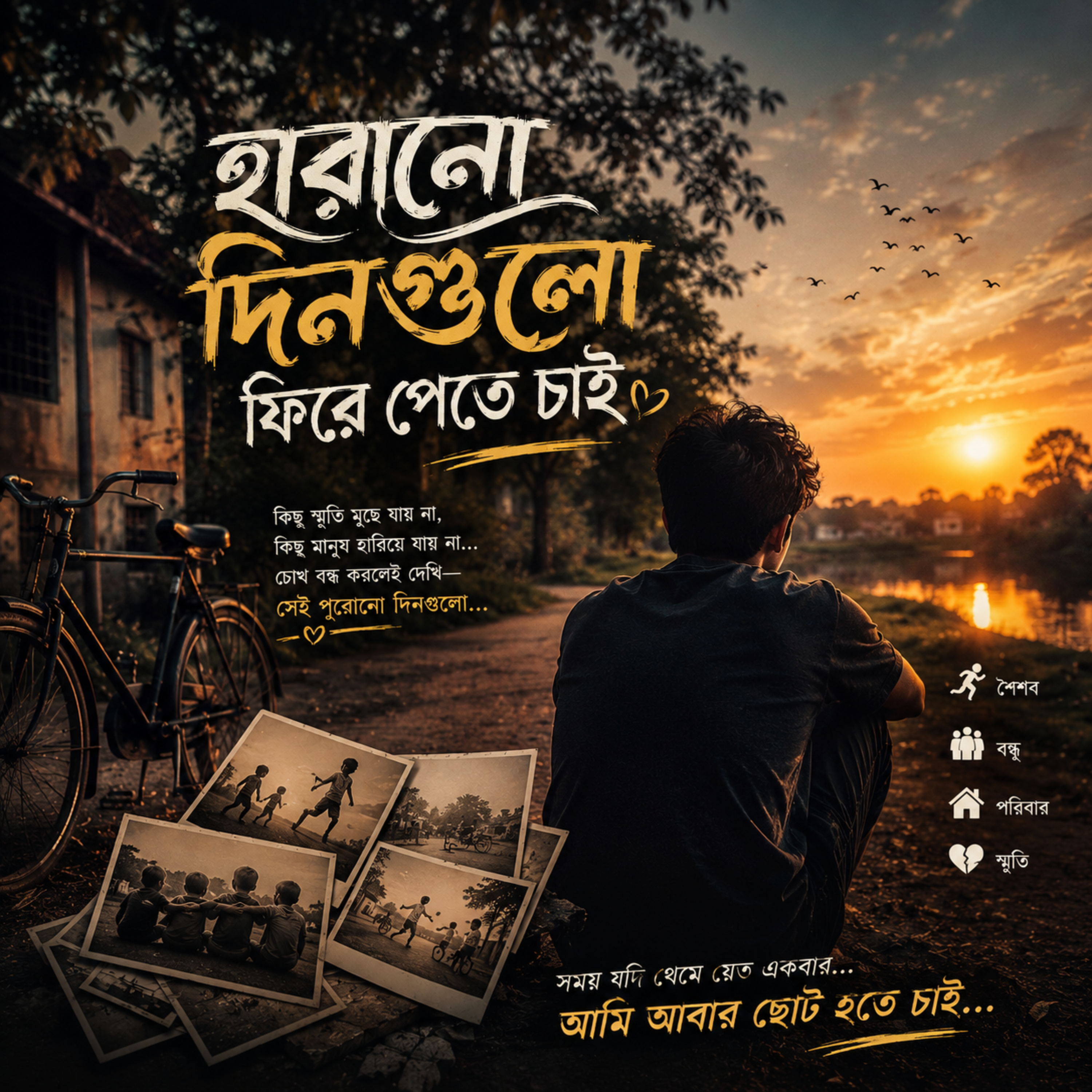 হারানো দিনগুলো by Tanjid Bhuiyan cover art