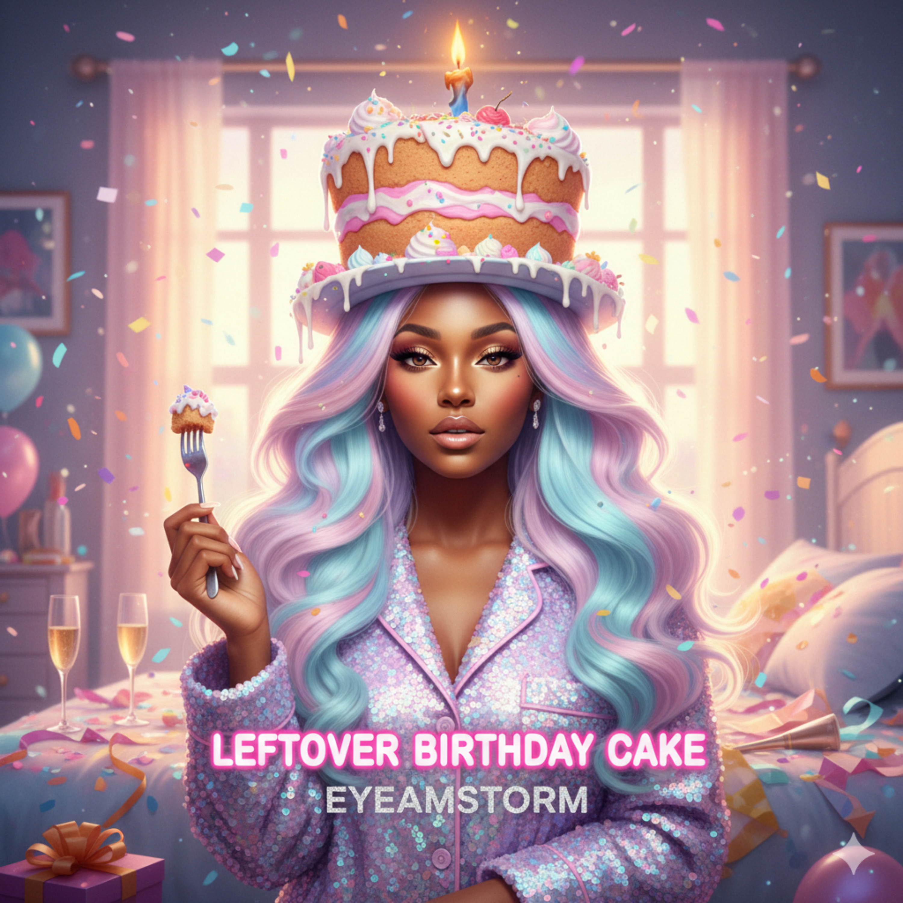 LEFTOVER BIRTHDAY CAKE artwork