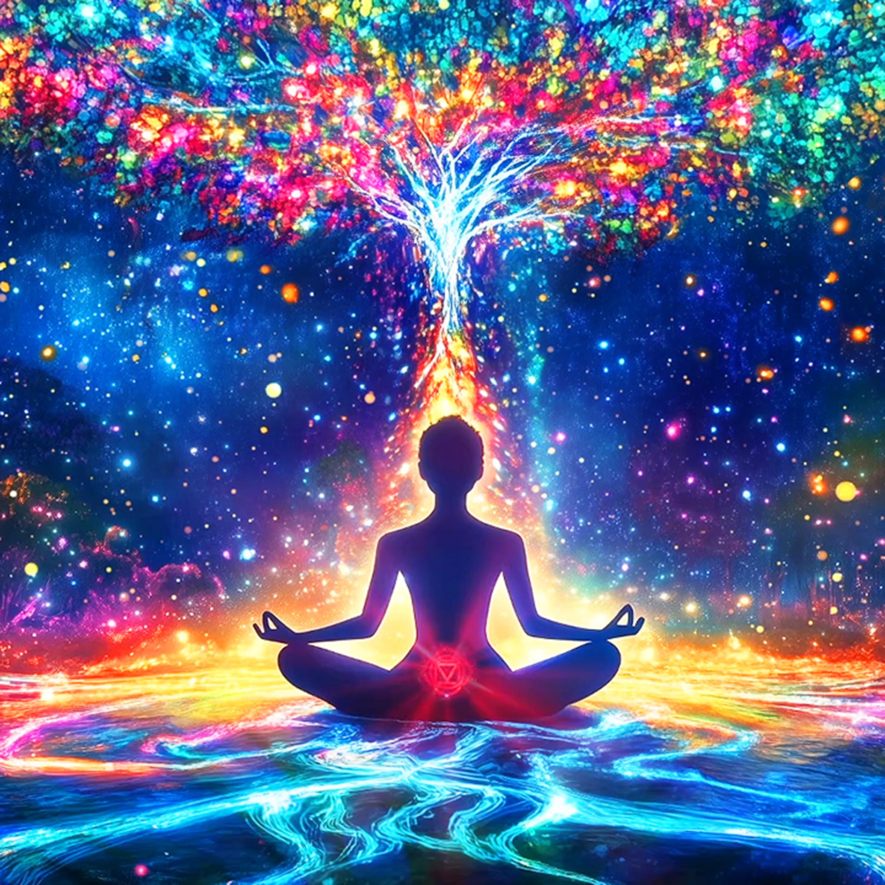 396 Hz Anxiety Healing Root Chakra Grounding artwork