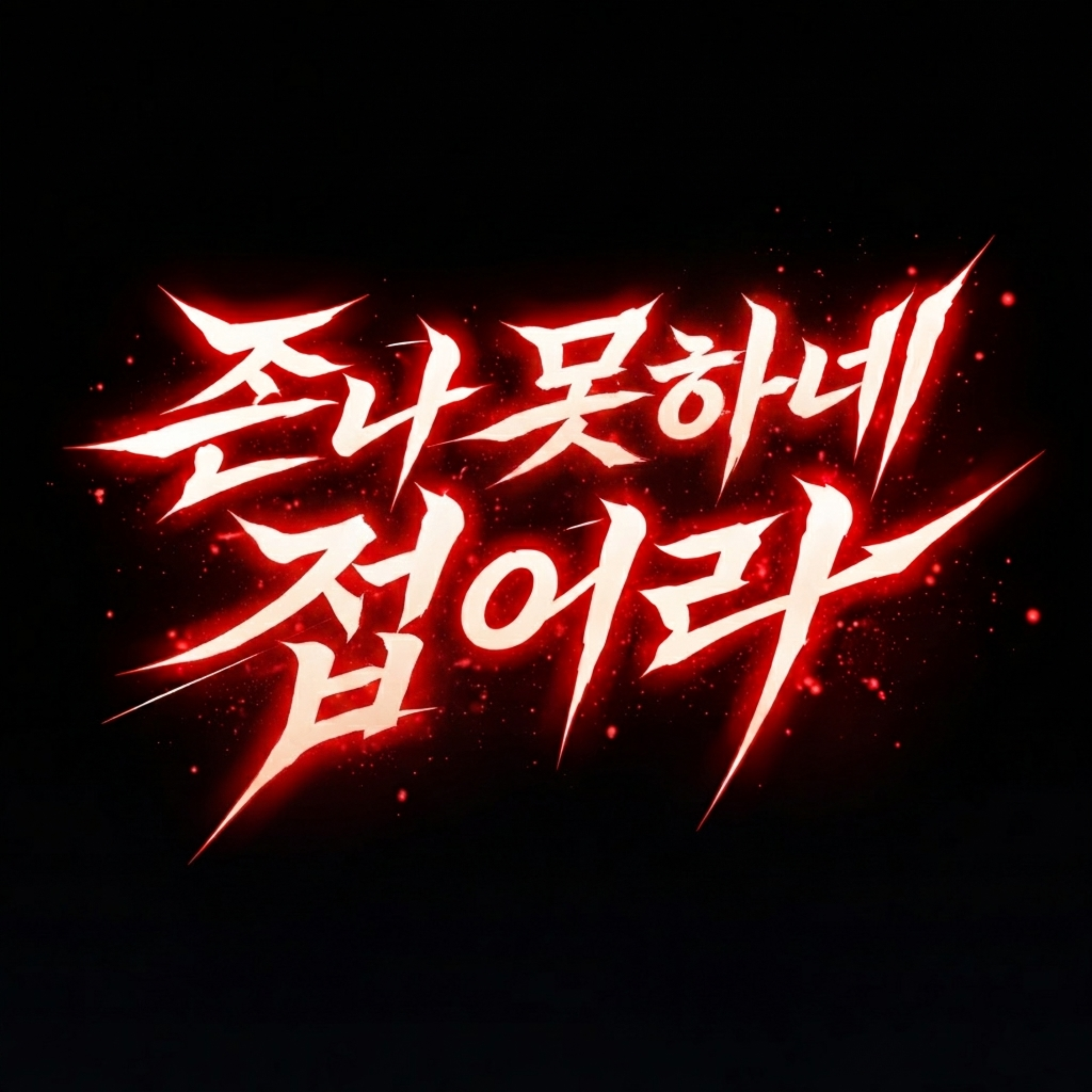 존나 못하네 접어라 artwork