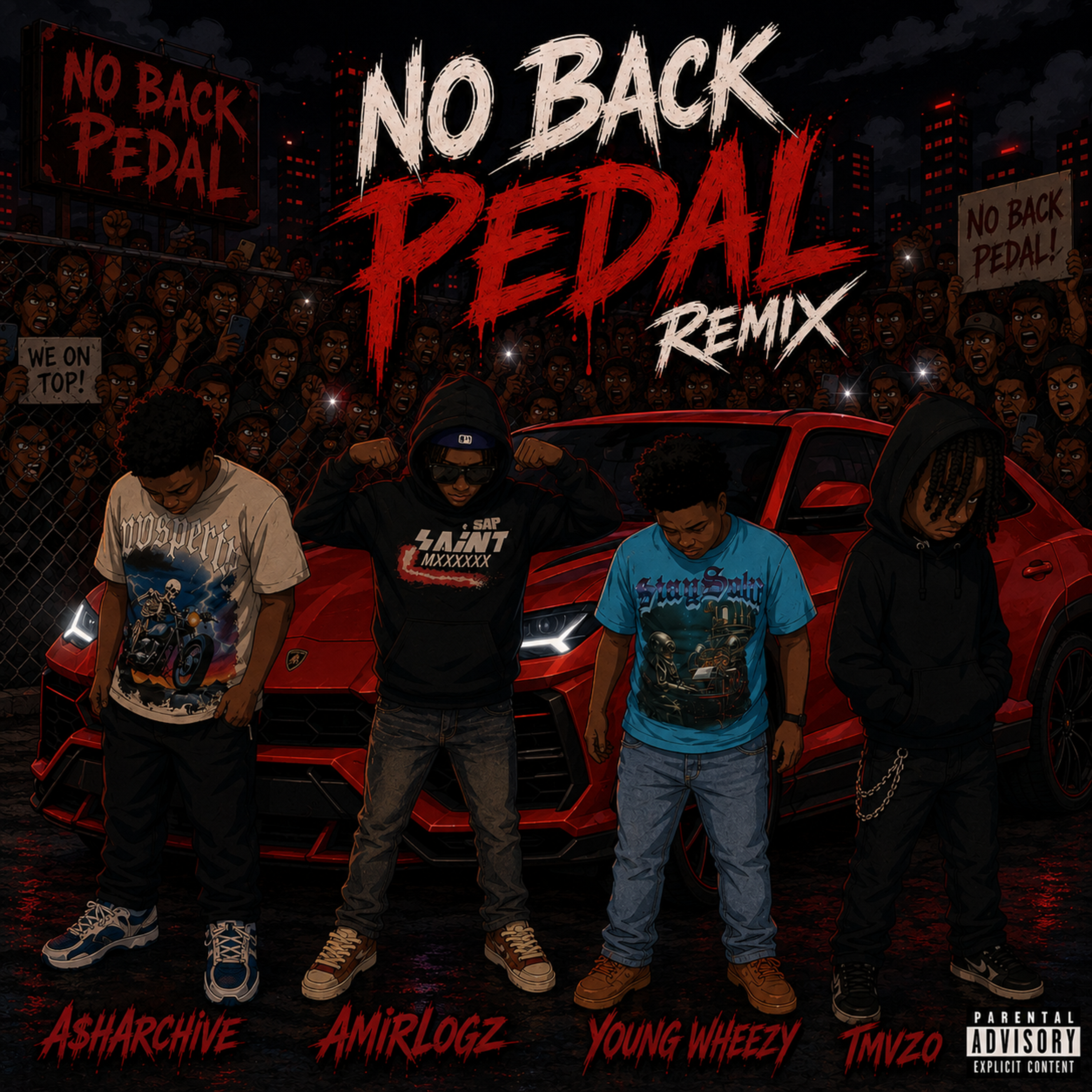 No Back Pedal (Remix) by AmirLogz cover art