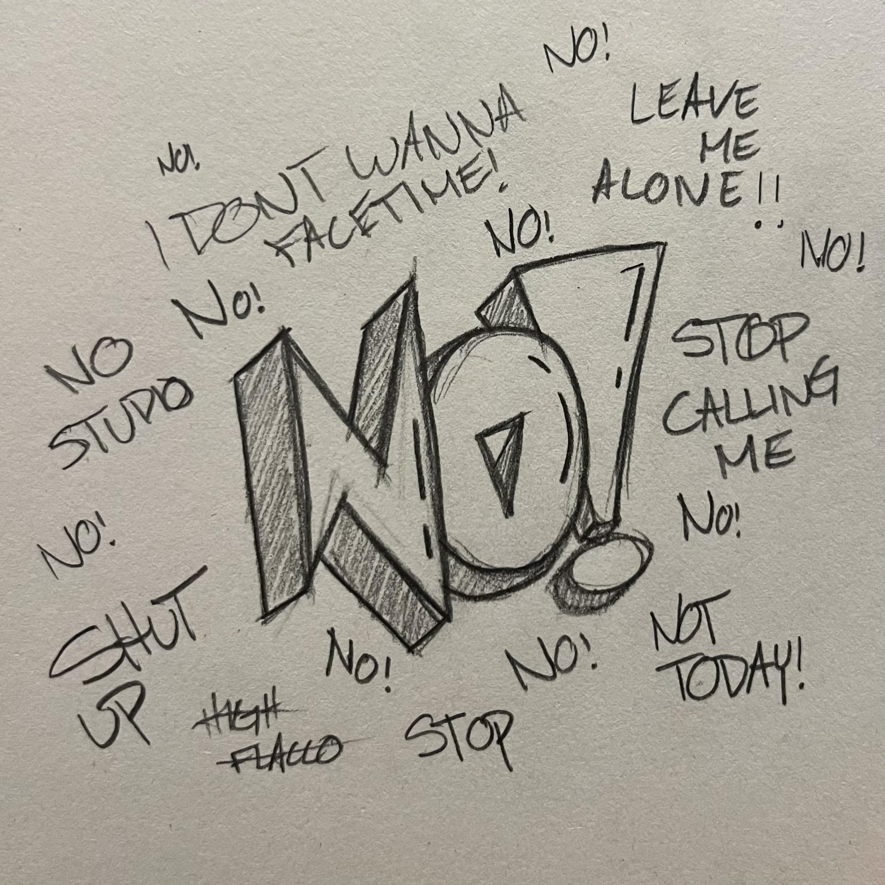 NO! artwork