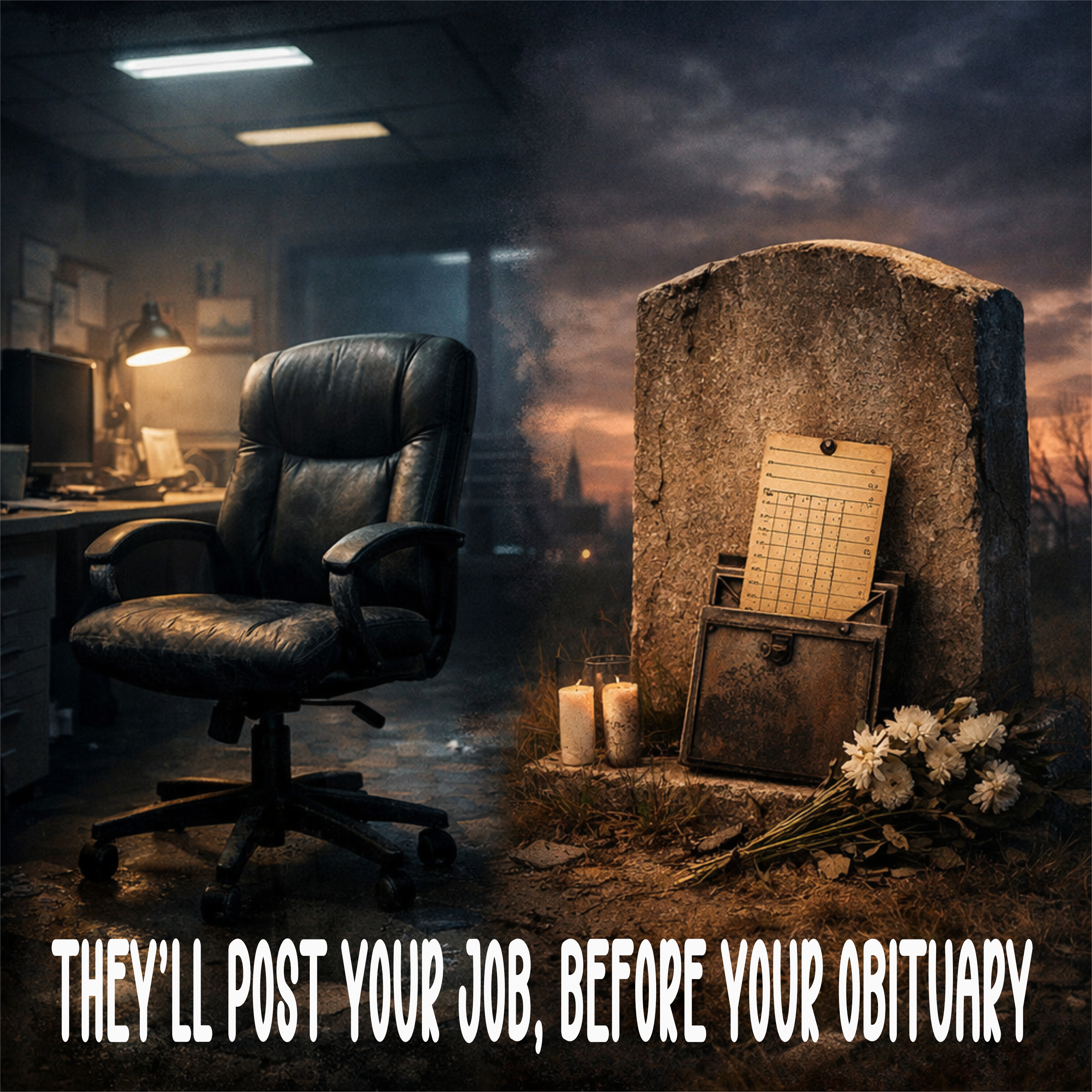 They’ll Post Your Job, Before Your Obituary artwork