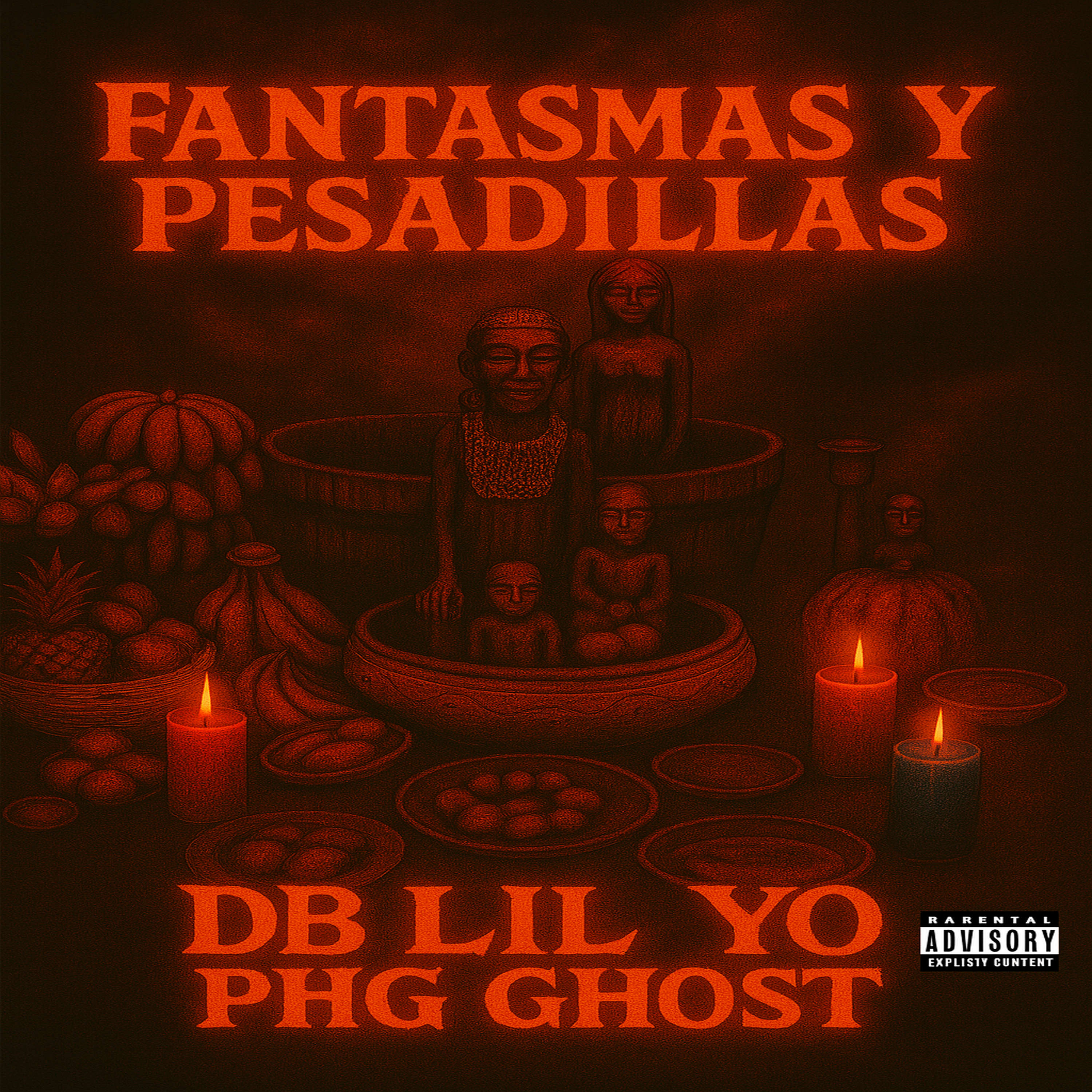 FANTASMAS Y PESADILLAS by DB LIL YO cover art