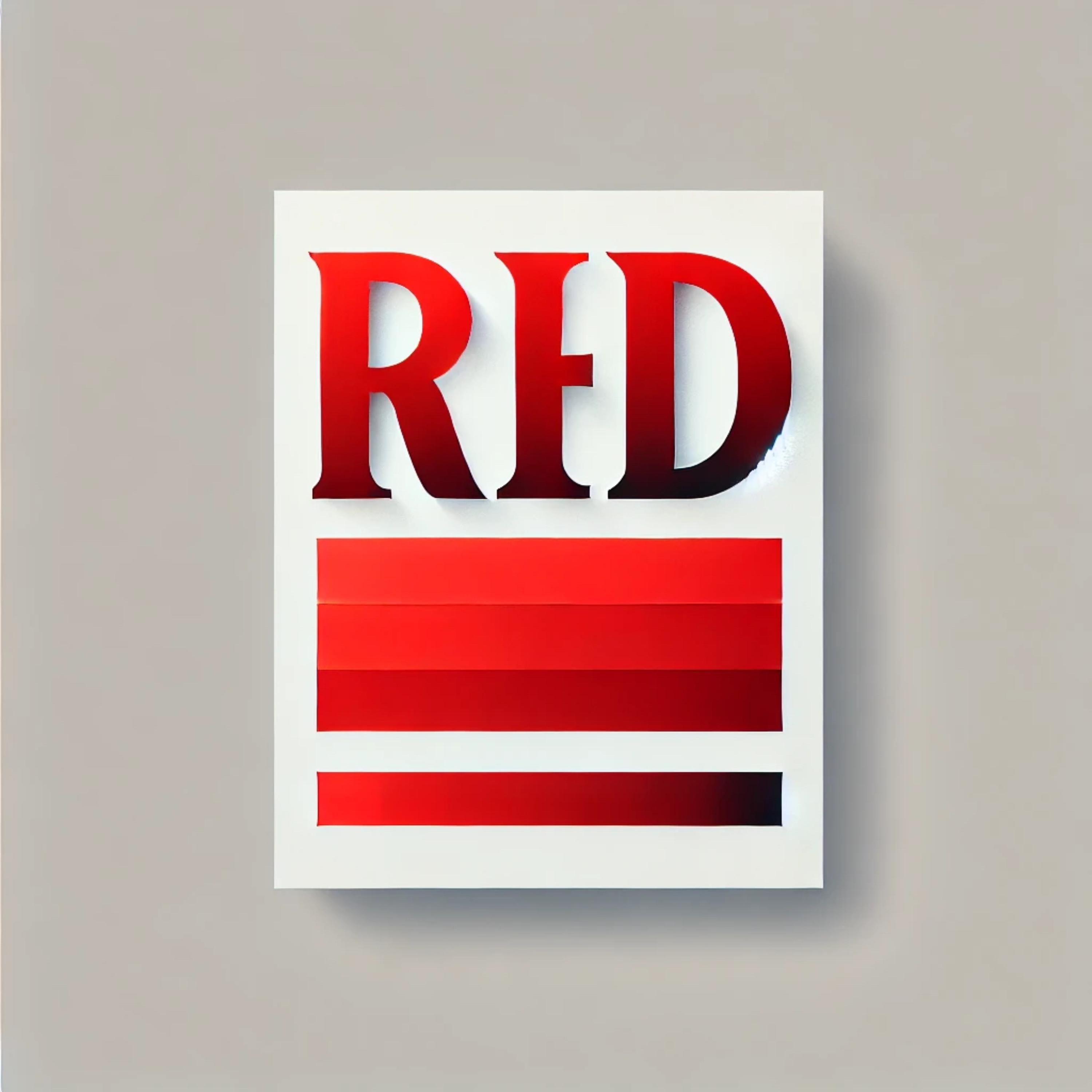 Red artwork