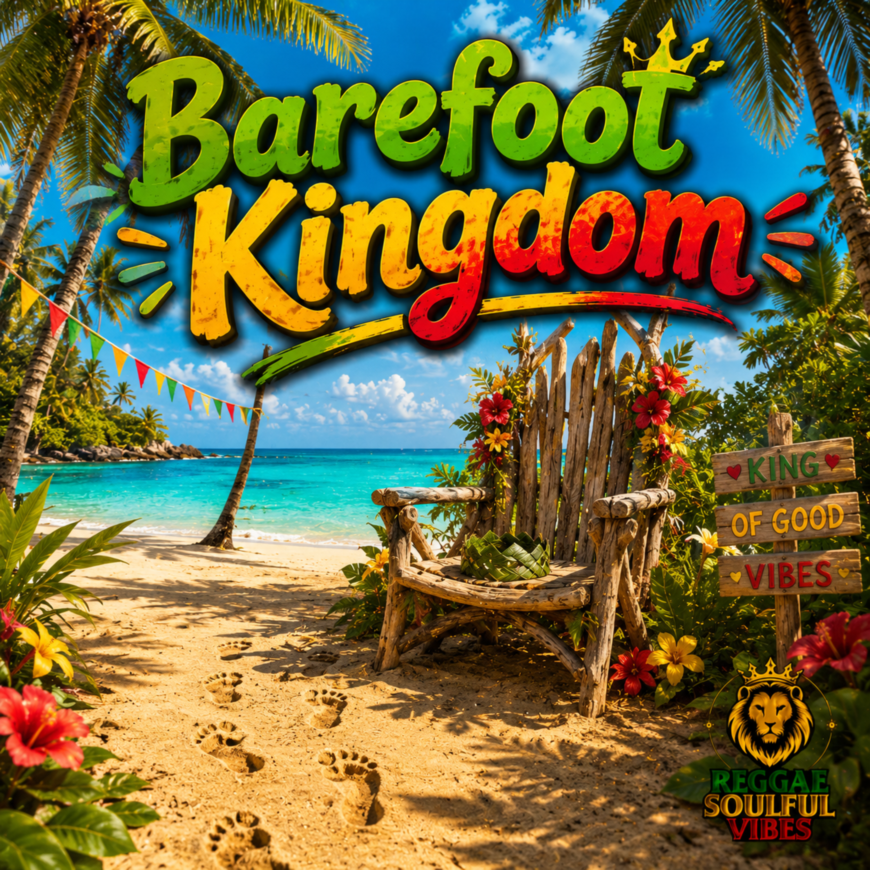 Barefoot Kingdom by Reggae Soulful Vibes cover art