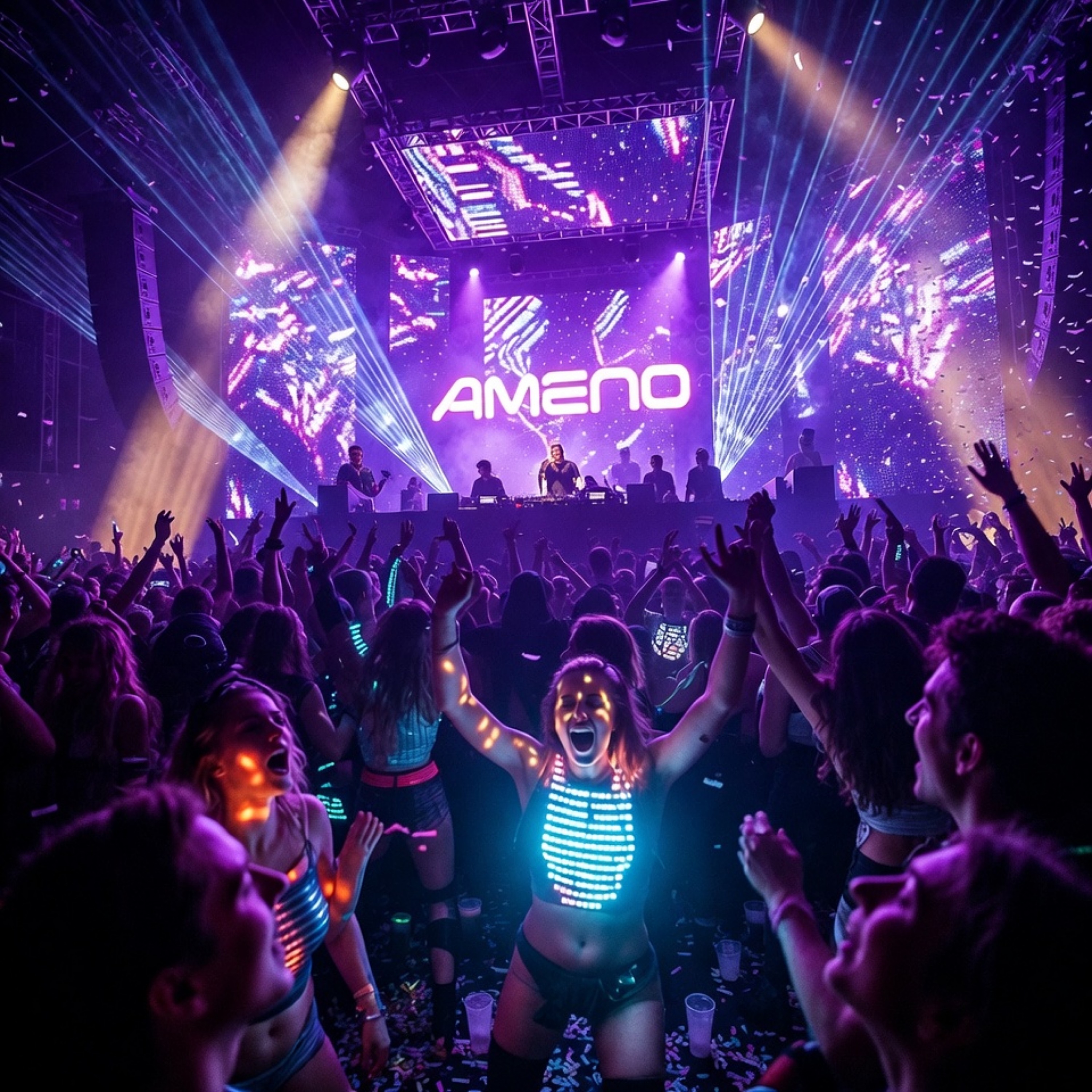 Ameno Techno Rave Nächte artwork