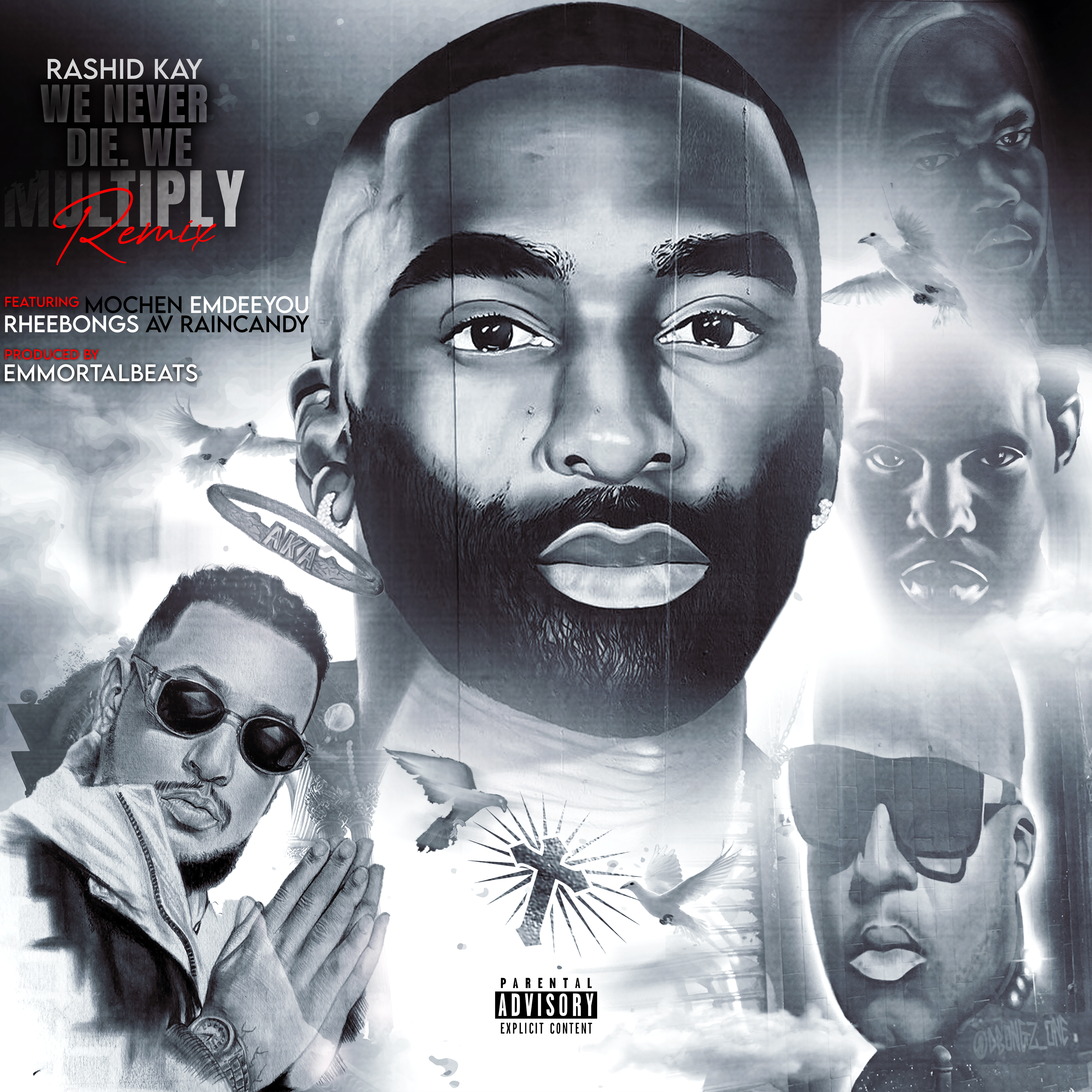We Never Die, We Multiply Remix artwork