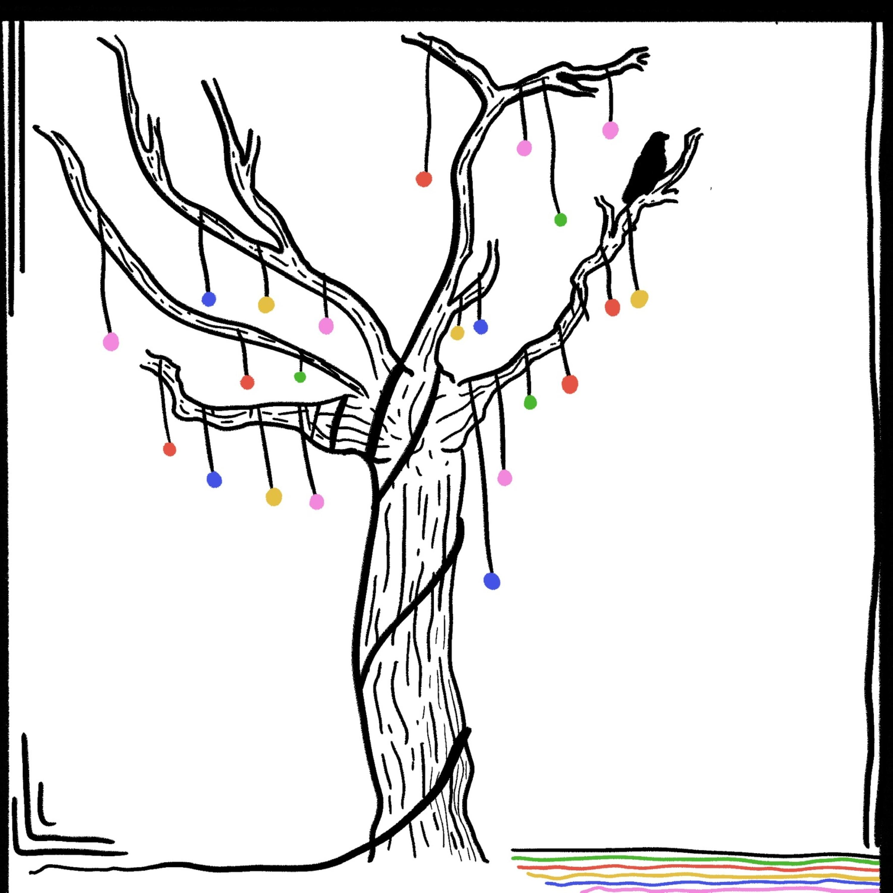 Christmas Lights in June artwork