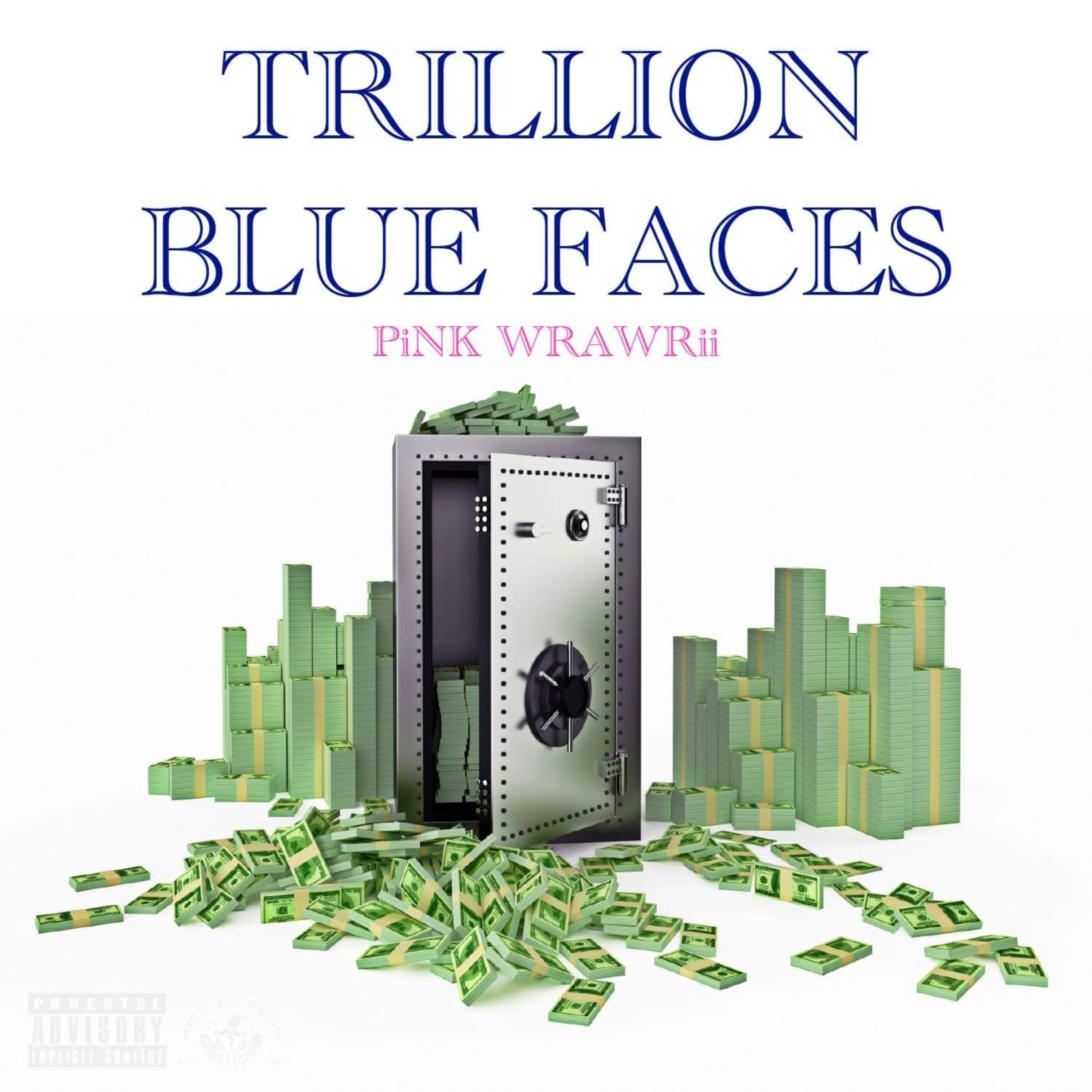 TRILLION BLUE FACES artwork