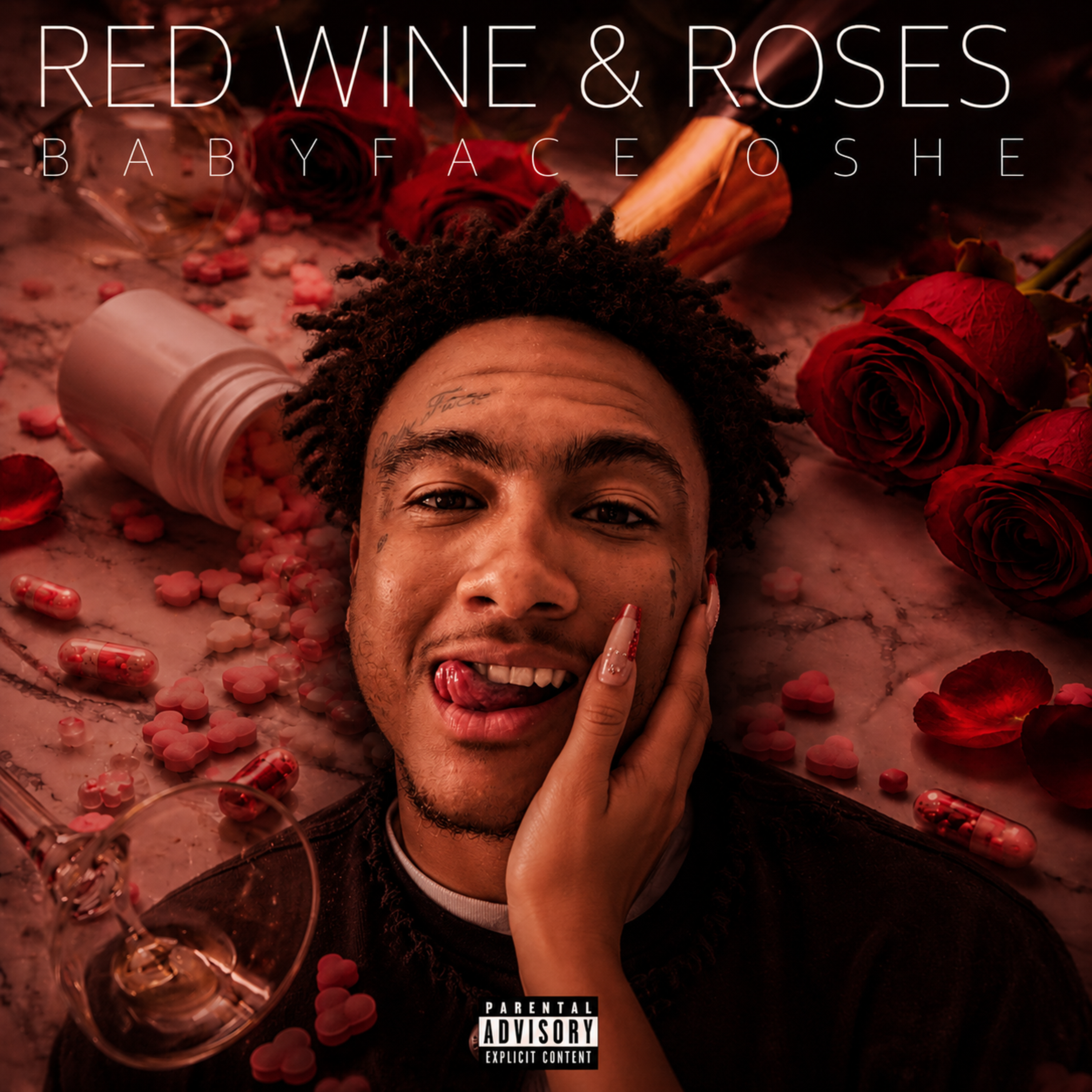 Red Wine & Roses by BabyFace Oshe cover art