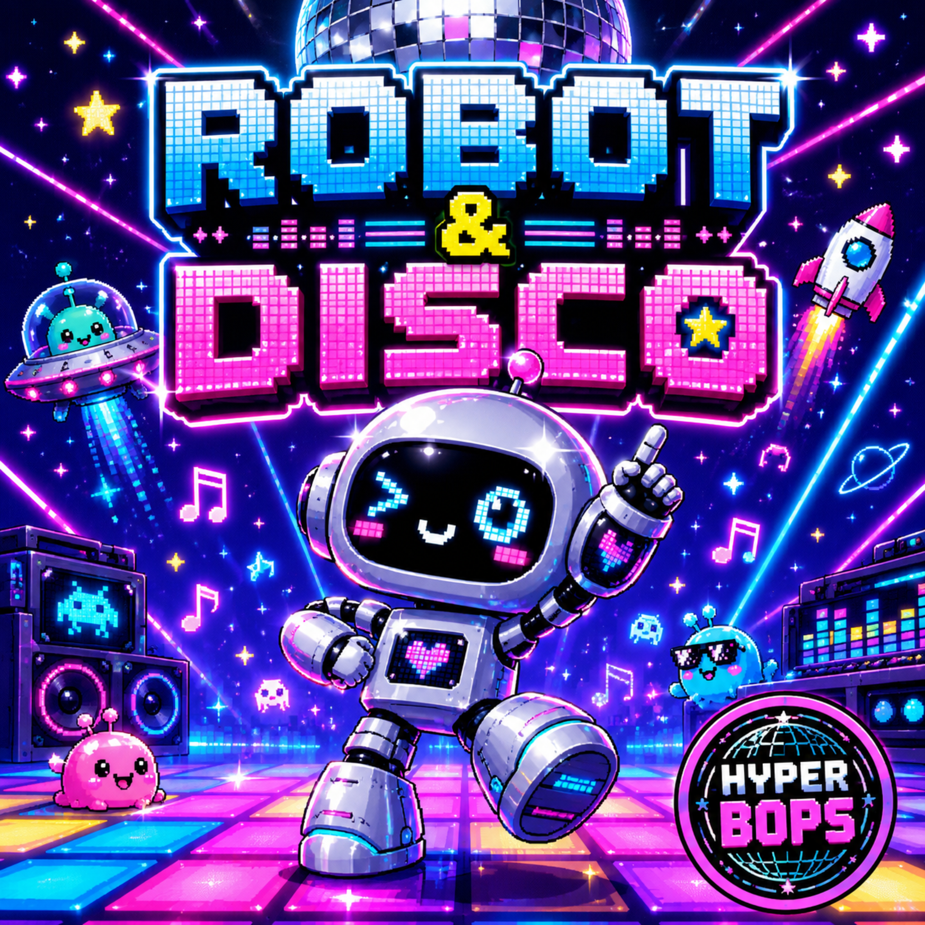 ROBOT & DISCO (BEEP BEEP) by Hyper Bops cover art