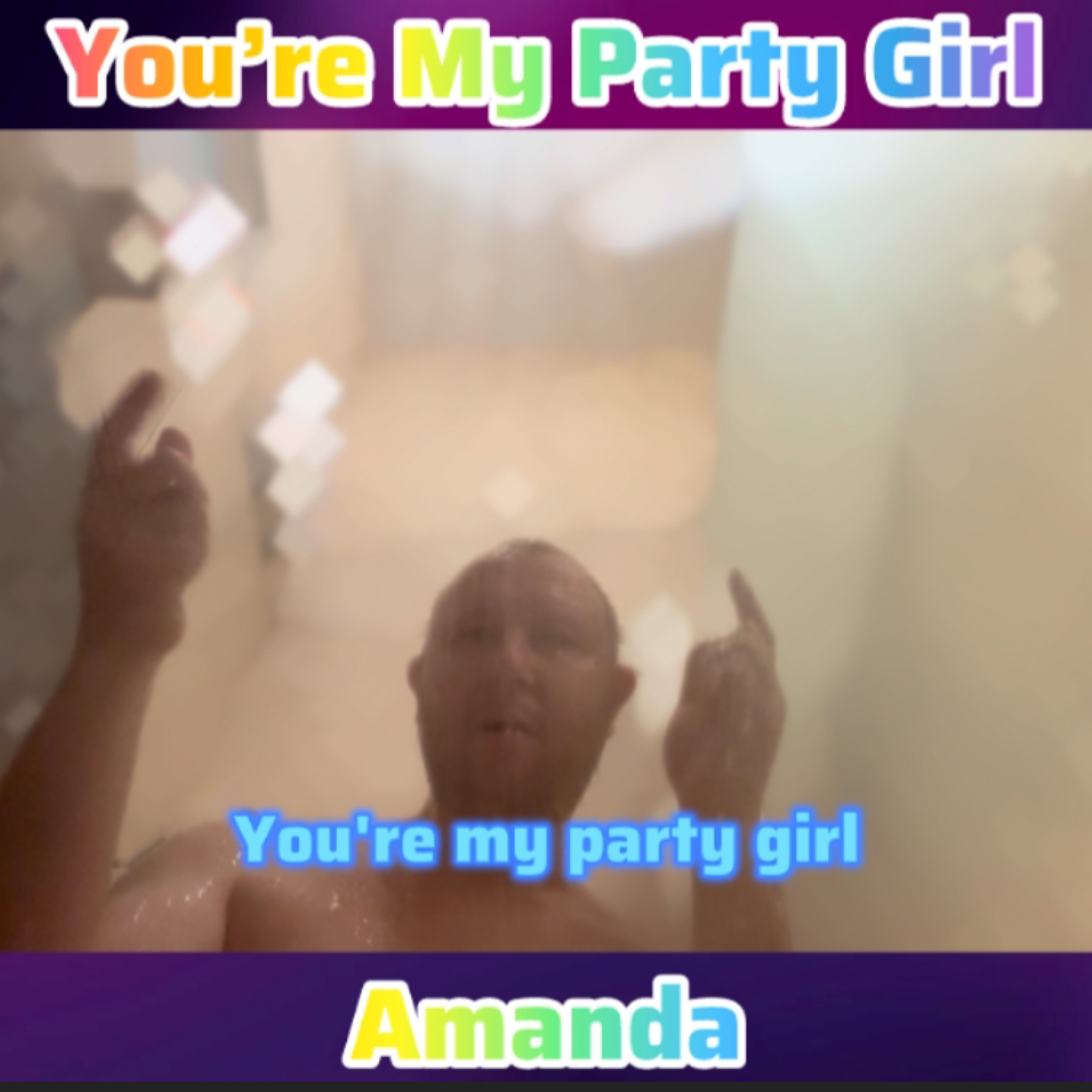 You're My Party Girl Amanda artwork