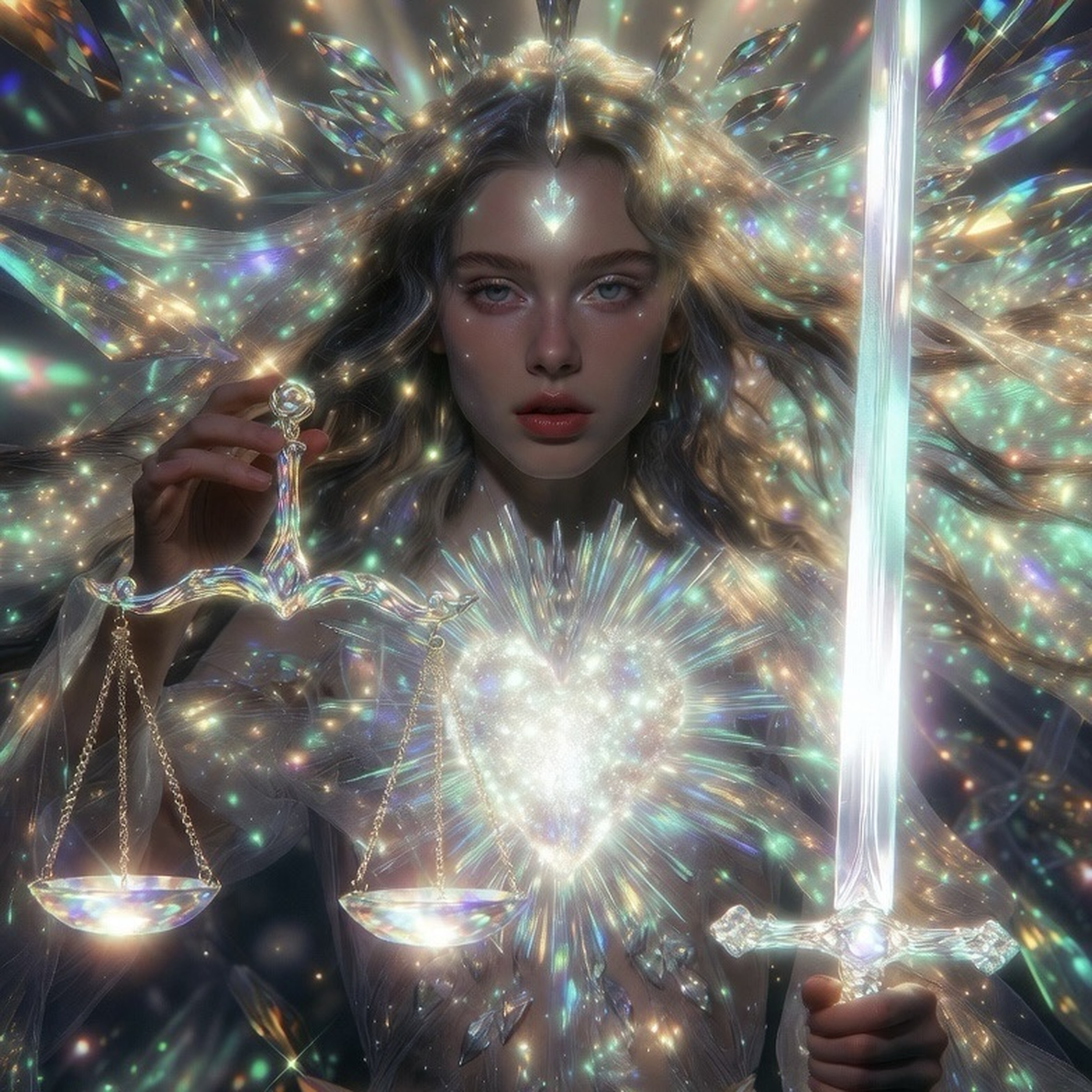 Justice — Crystal Balance by CityFlower Pop cover art