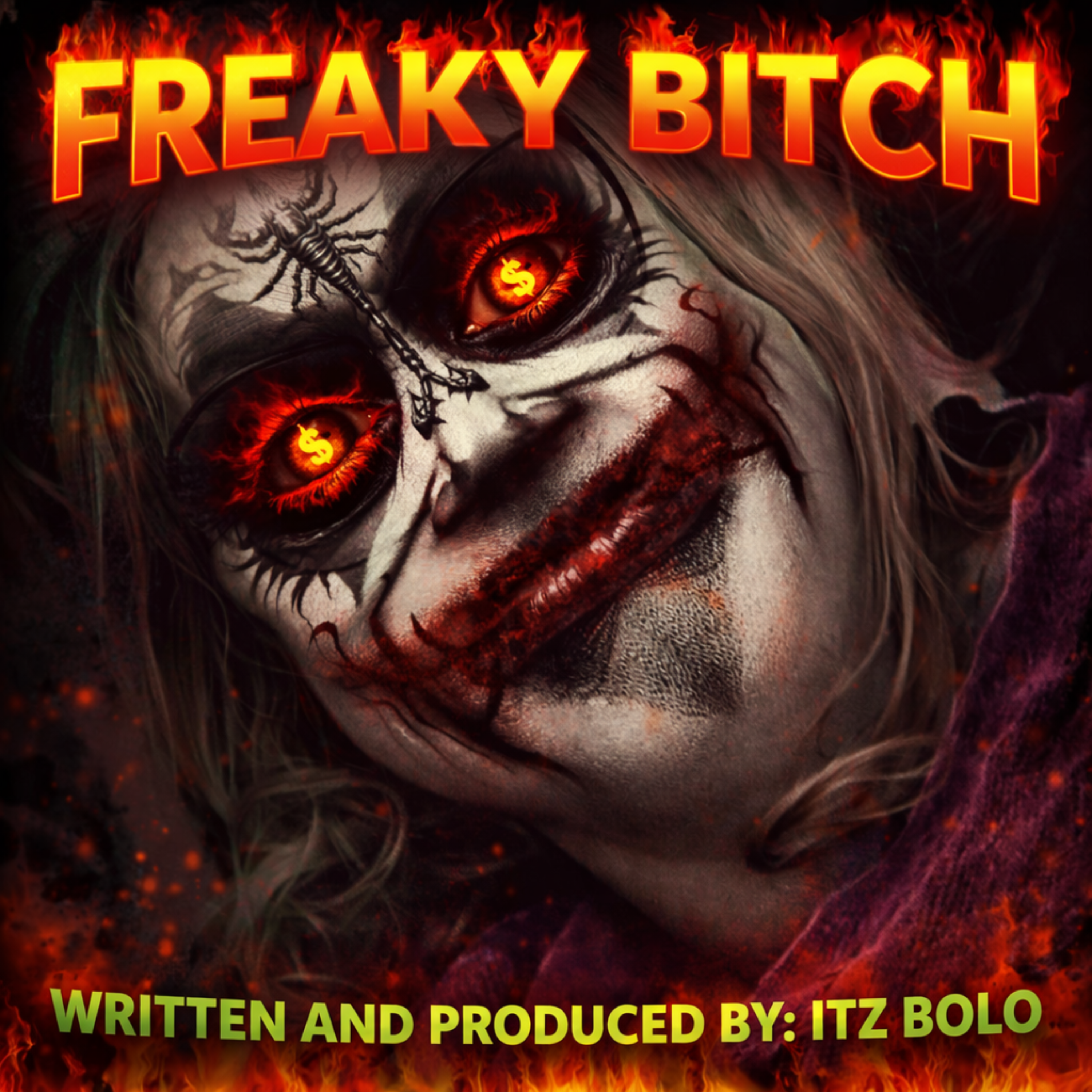 Freaky bitch artwork