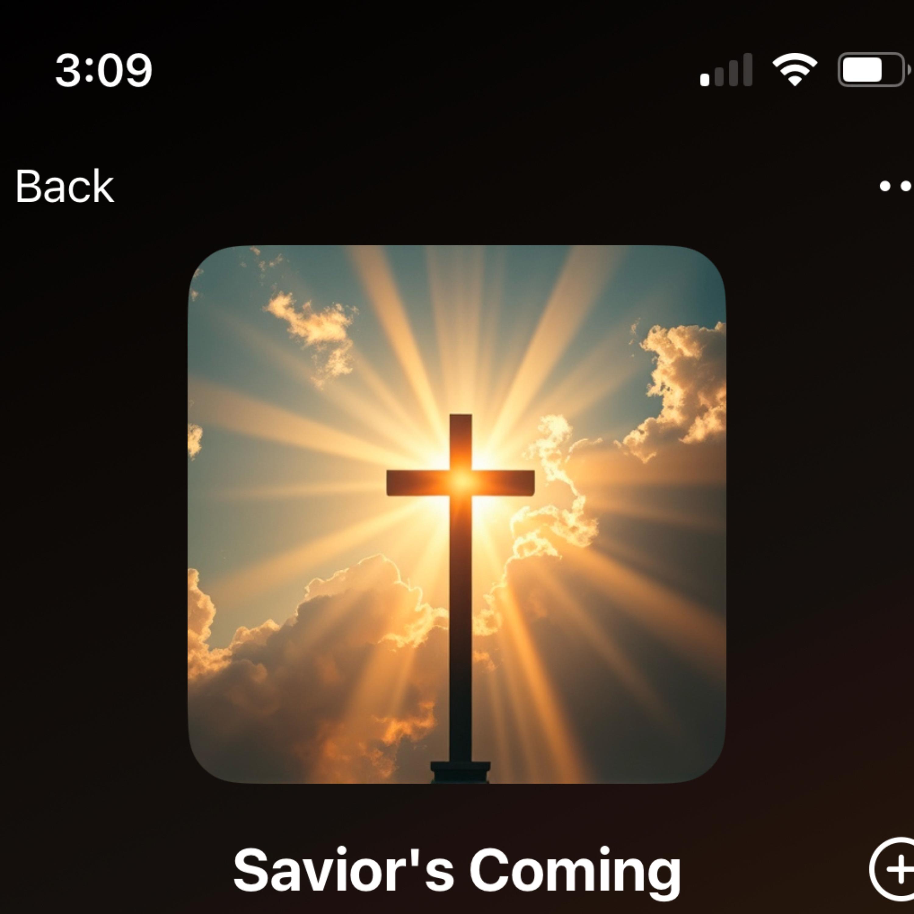 Savior’s Coming artwork