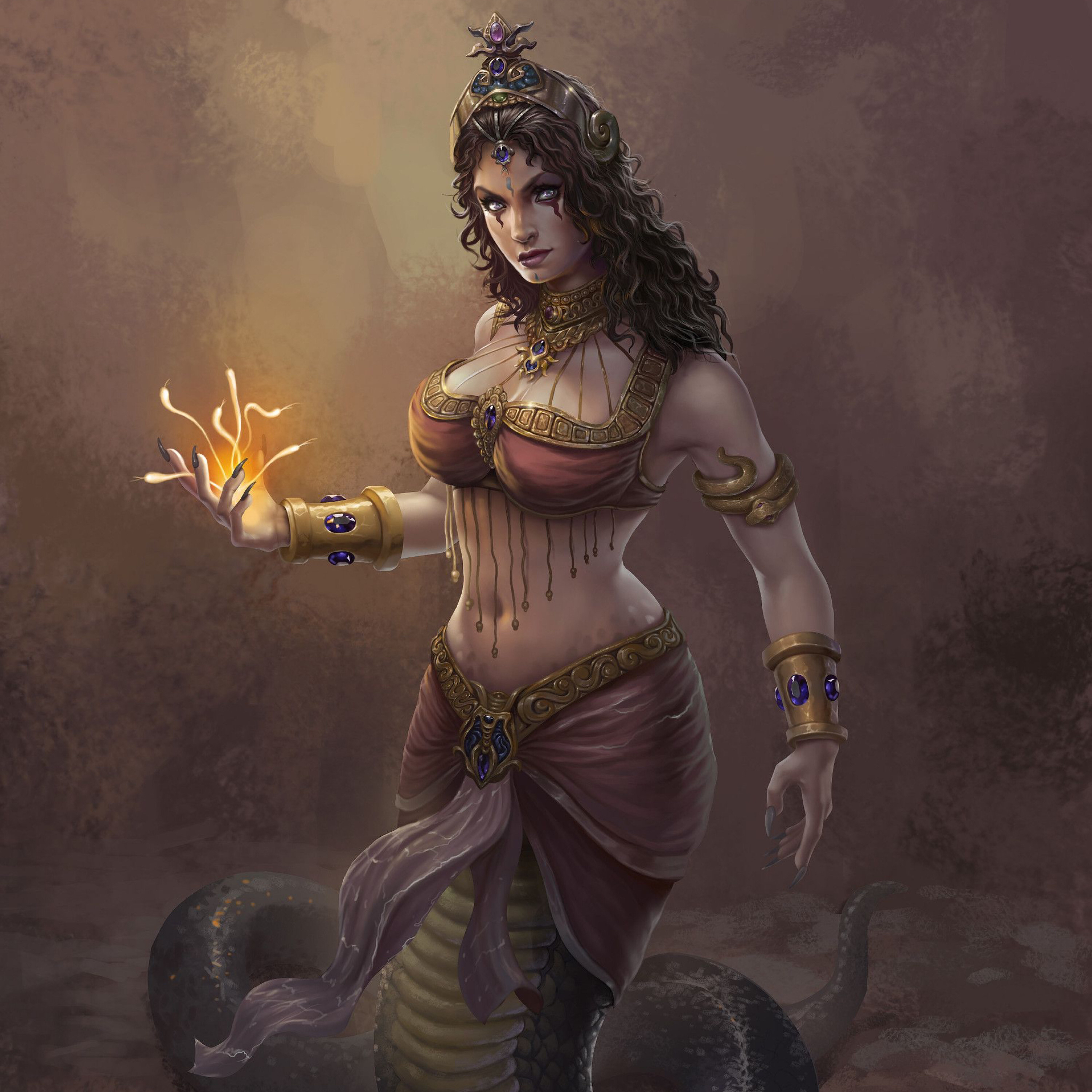 Slithery artwork