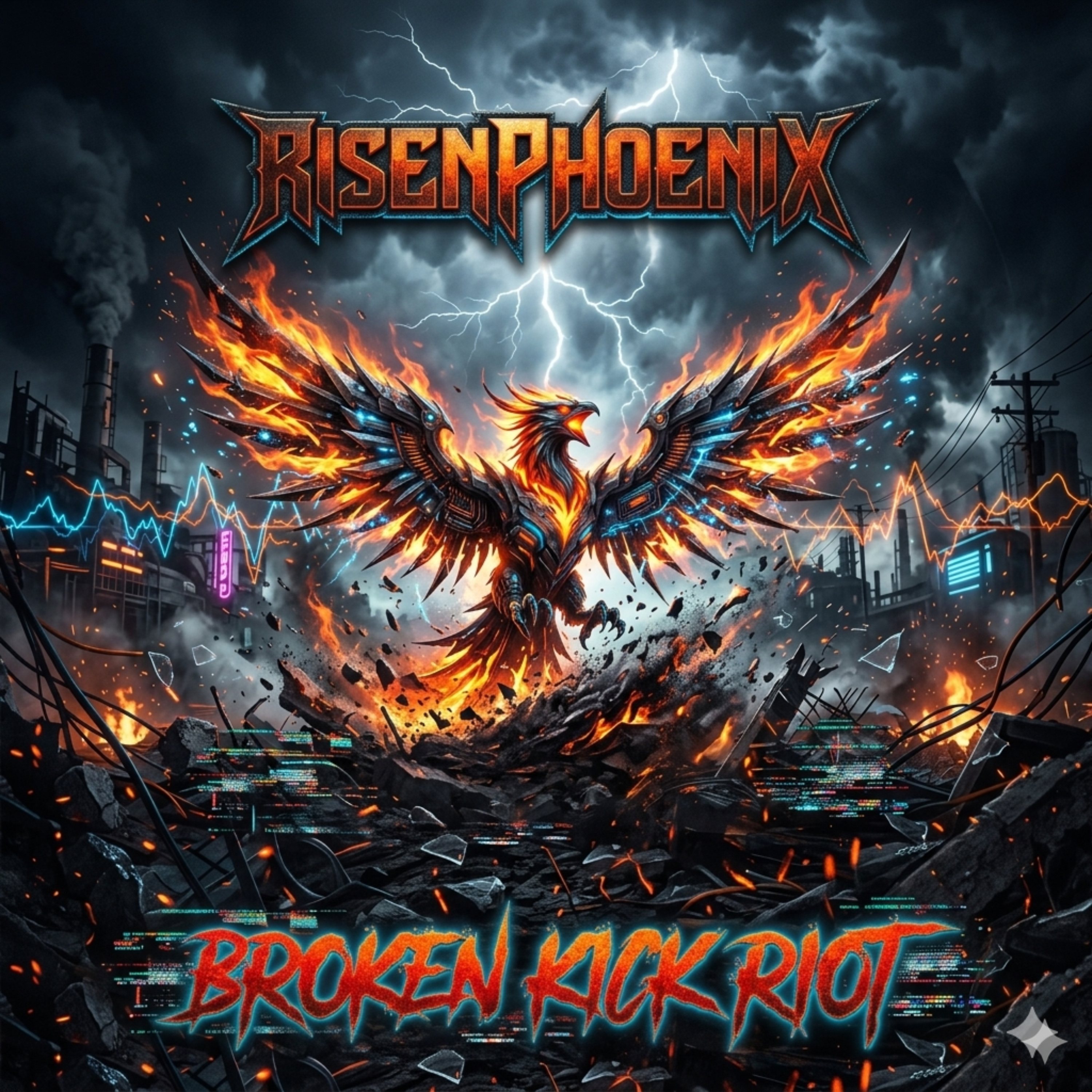 Broken Kick Riot by RisenPhoeniX cover art