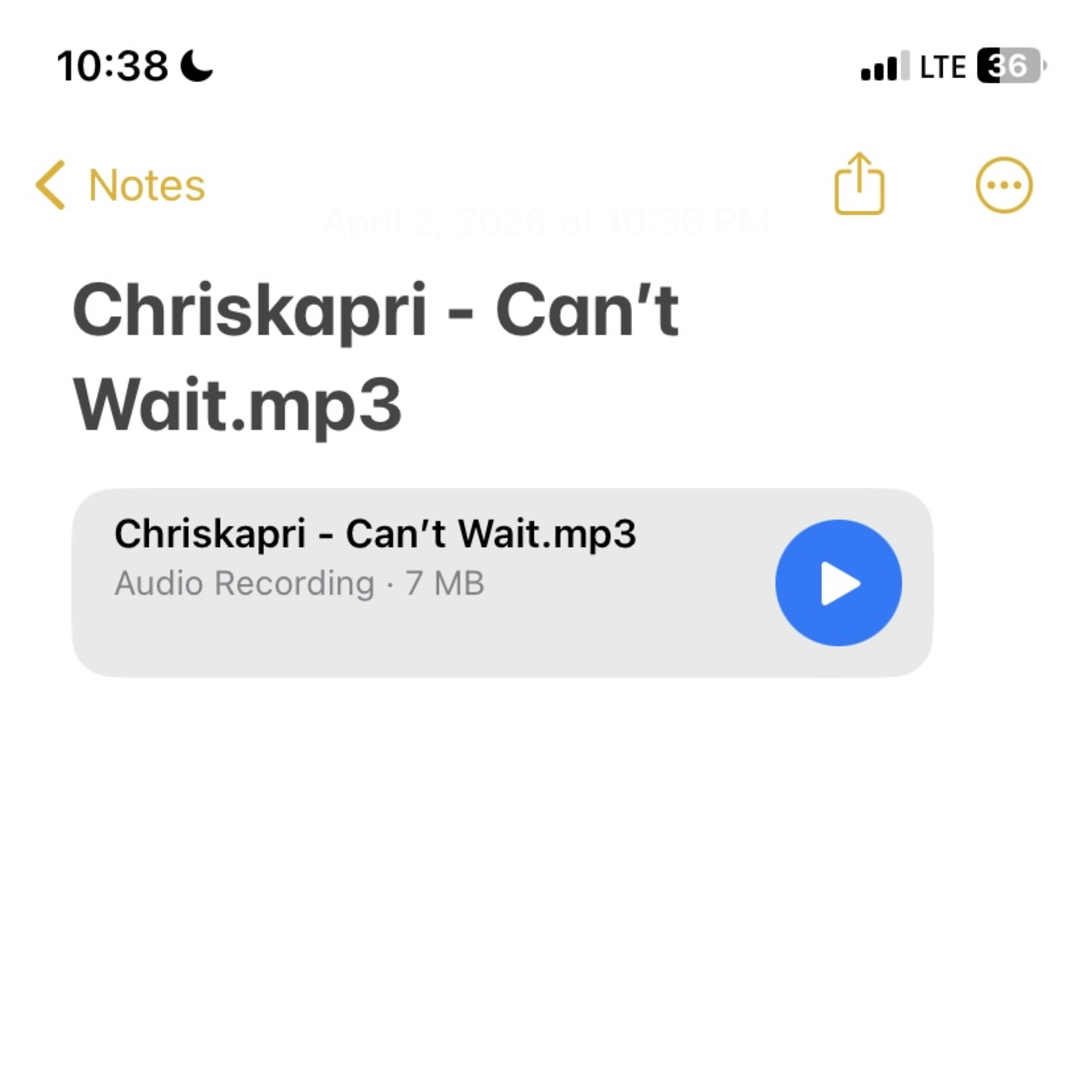 Can’t Wait artwork