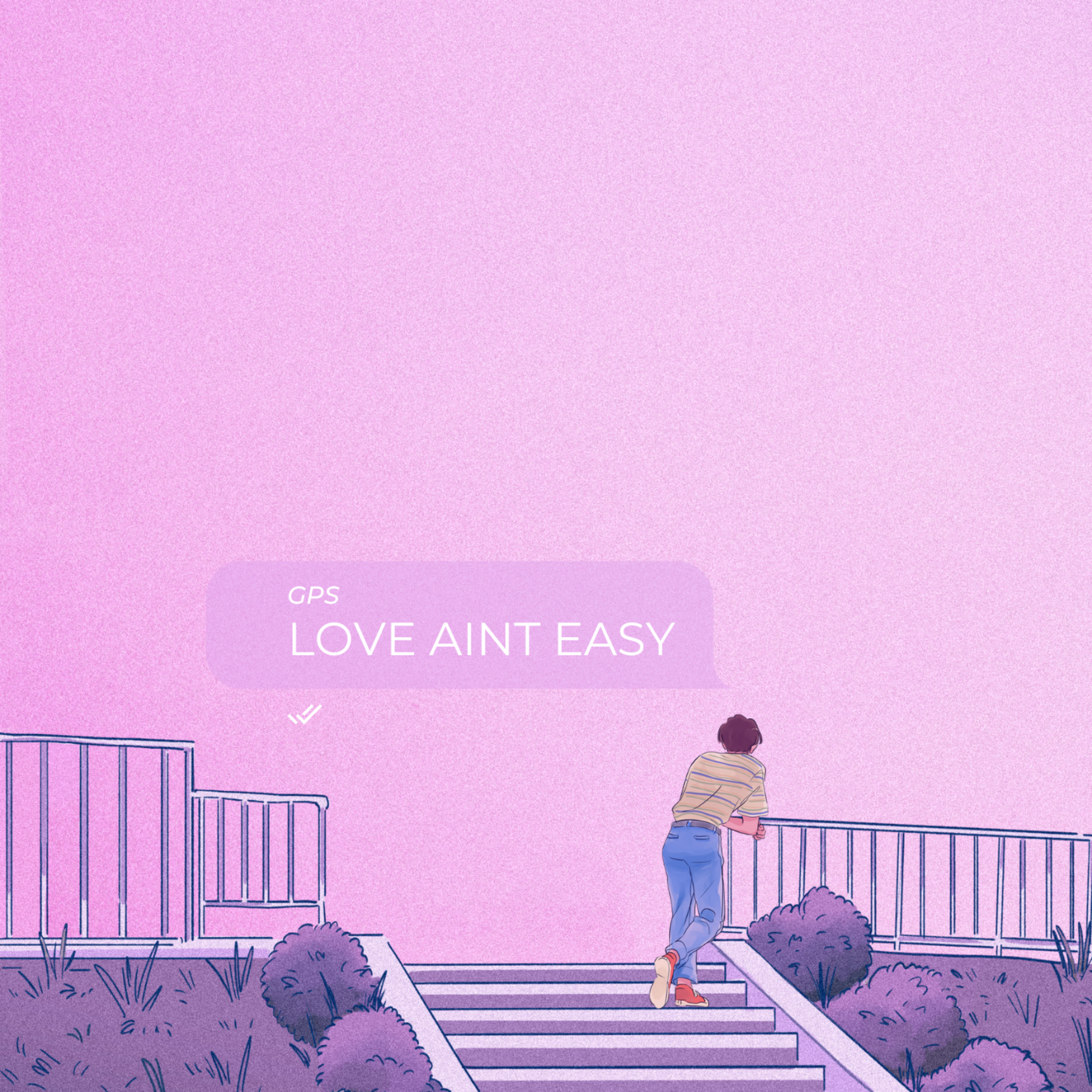 LOVE AINT EASY by GPS cover art