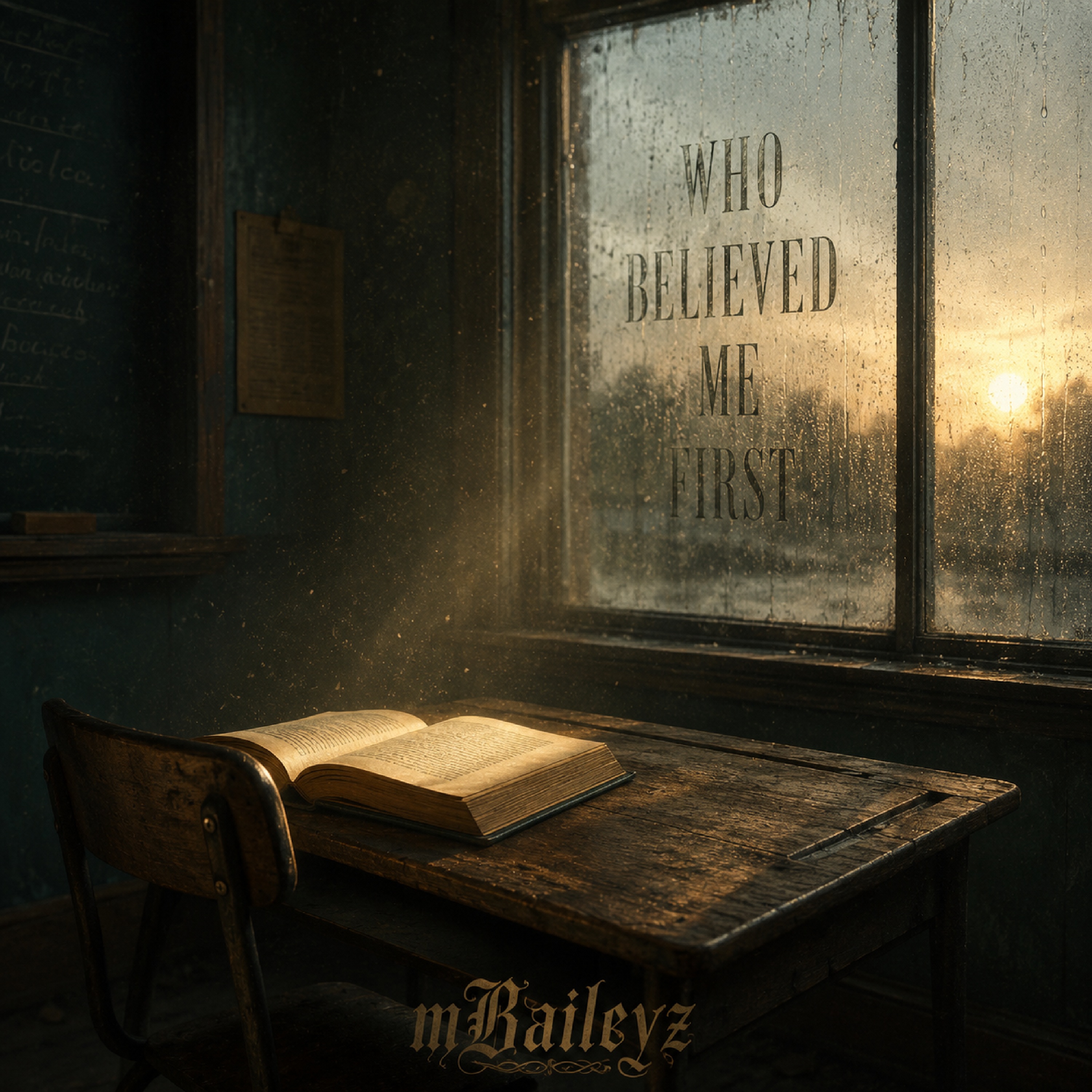 WHO BELIEVED ME FIRST by mBaileyz cover art