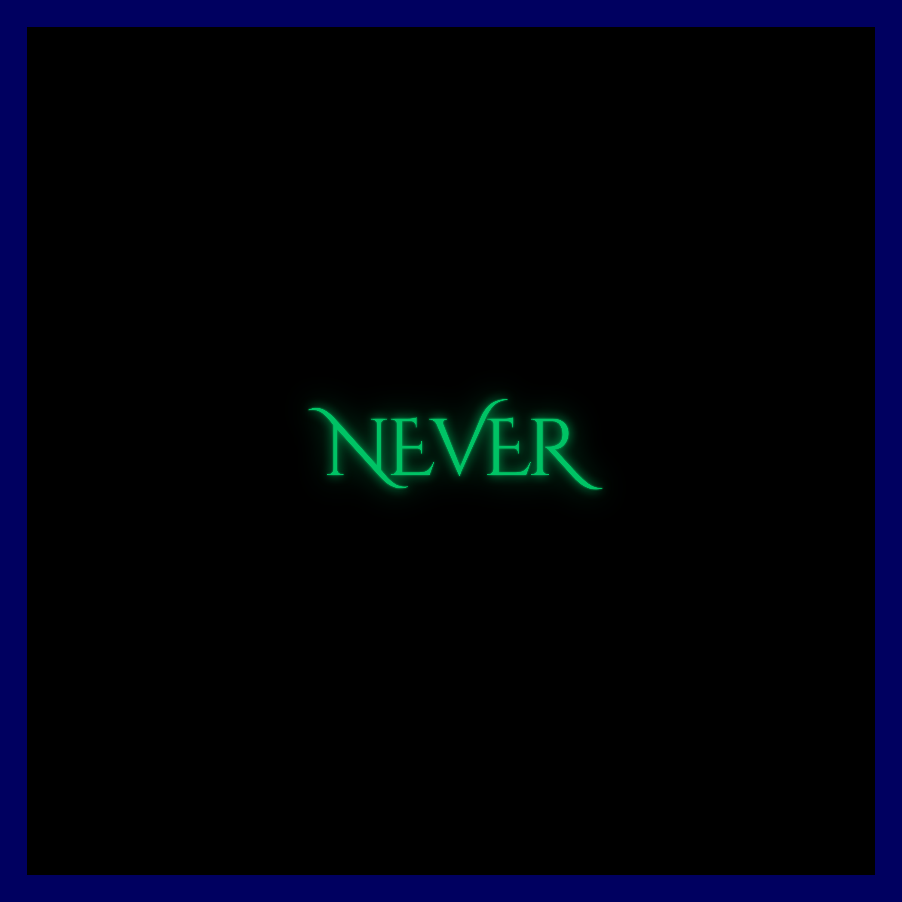 Never (slowed and reverb) artwork