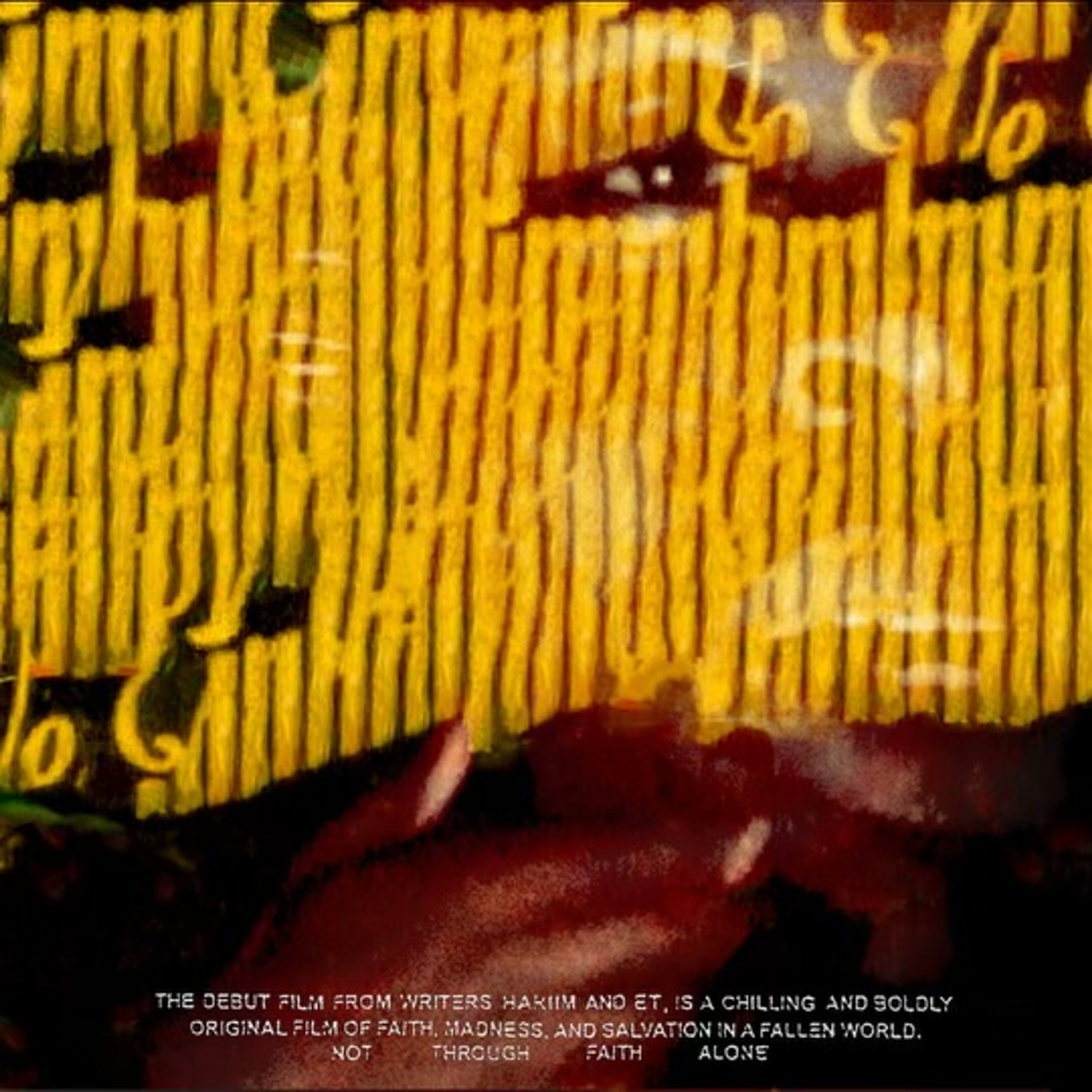 Not Through Faith Alone artwork