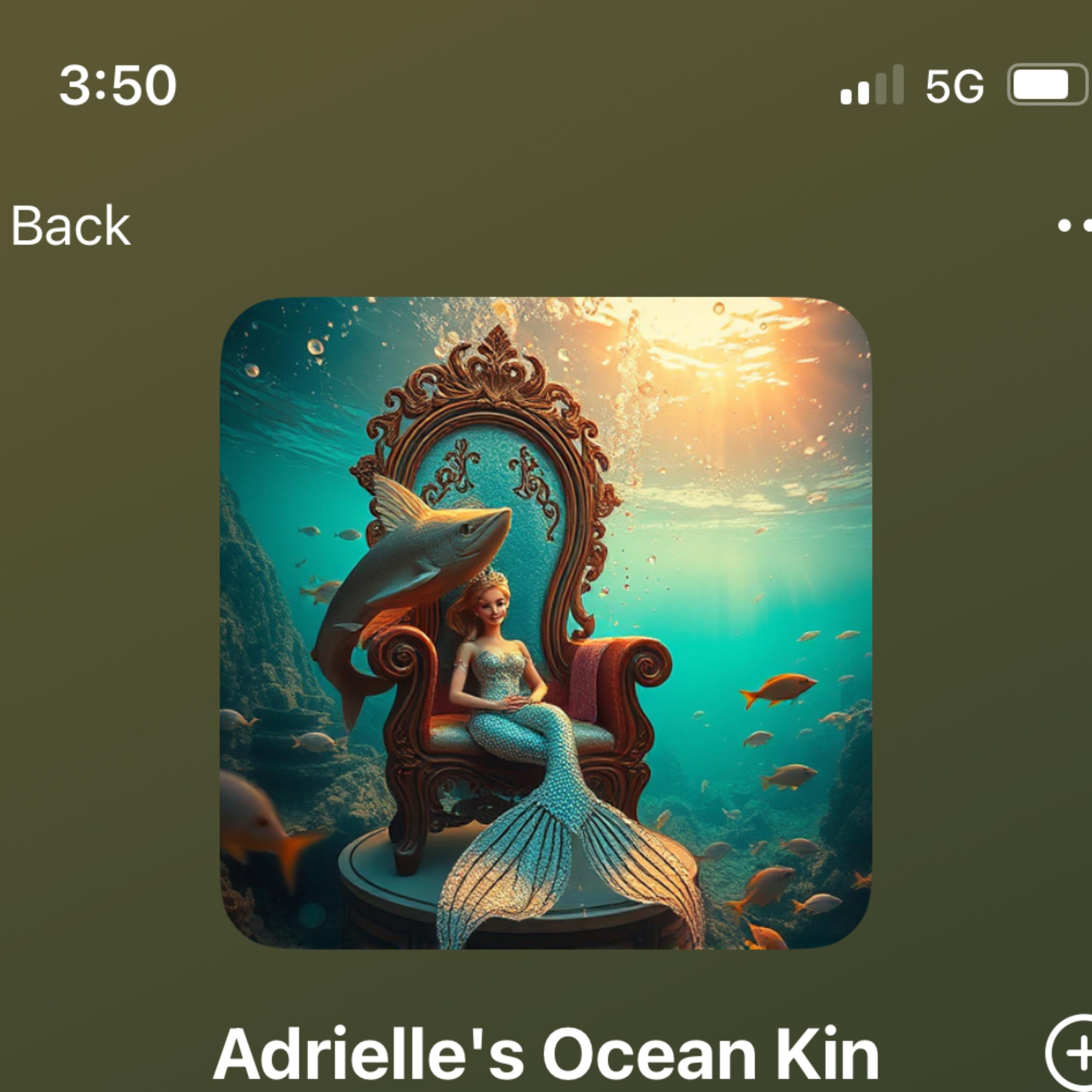 Adrielle Ocean’s Kin artwork