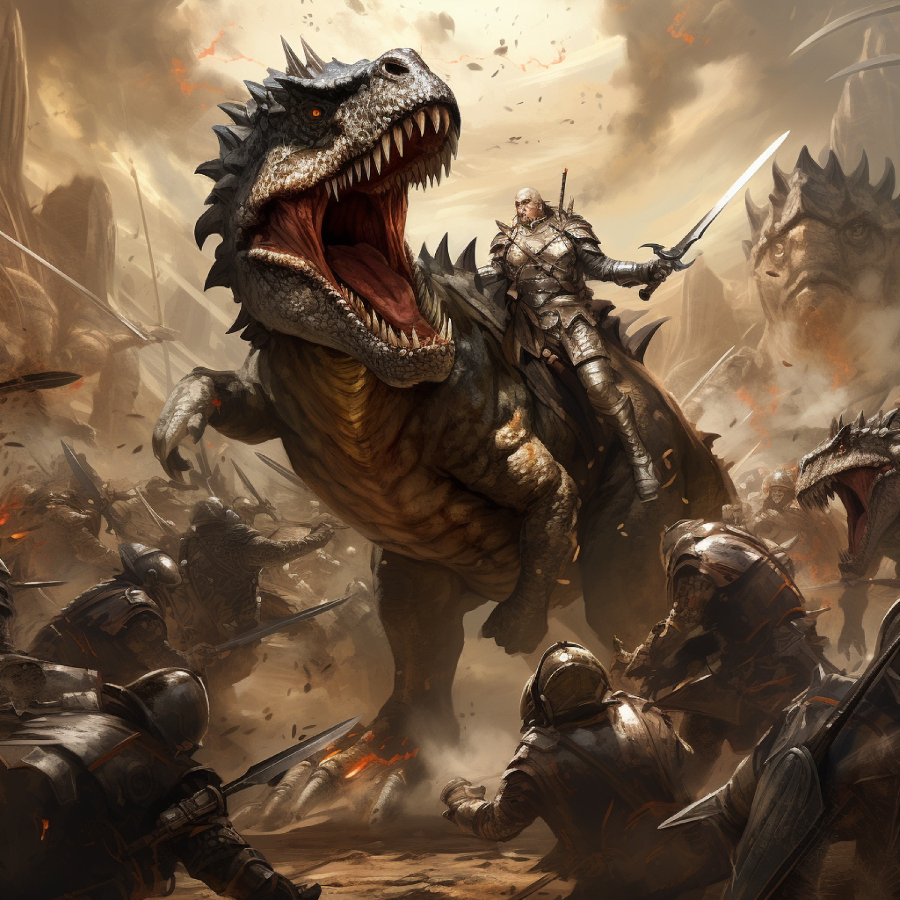 TRIASSIC THROWDOWN artwork