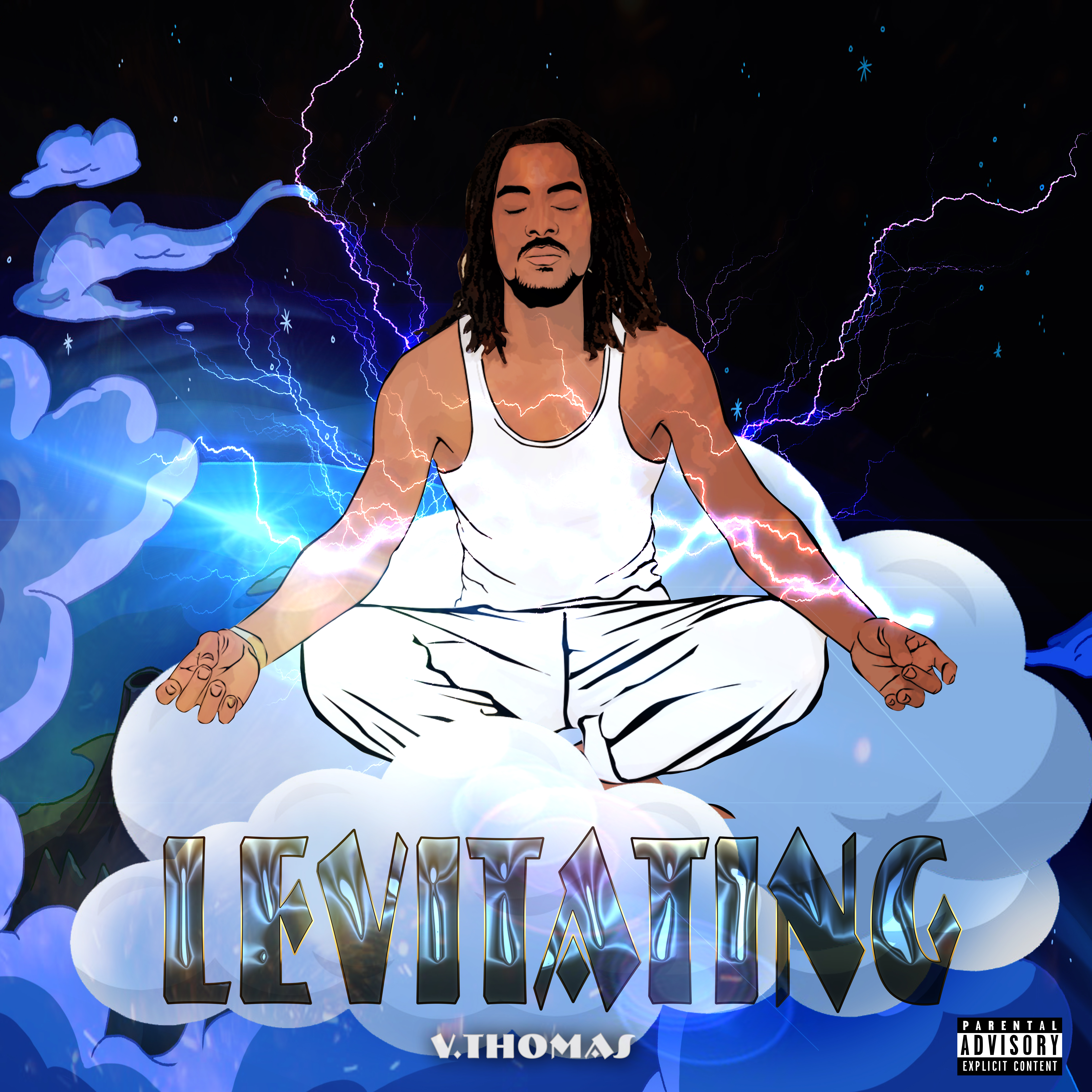 Levitating artwork
