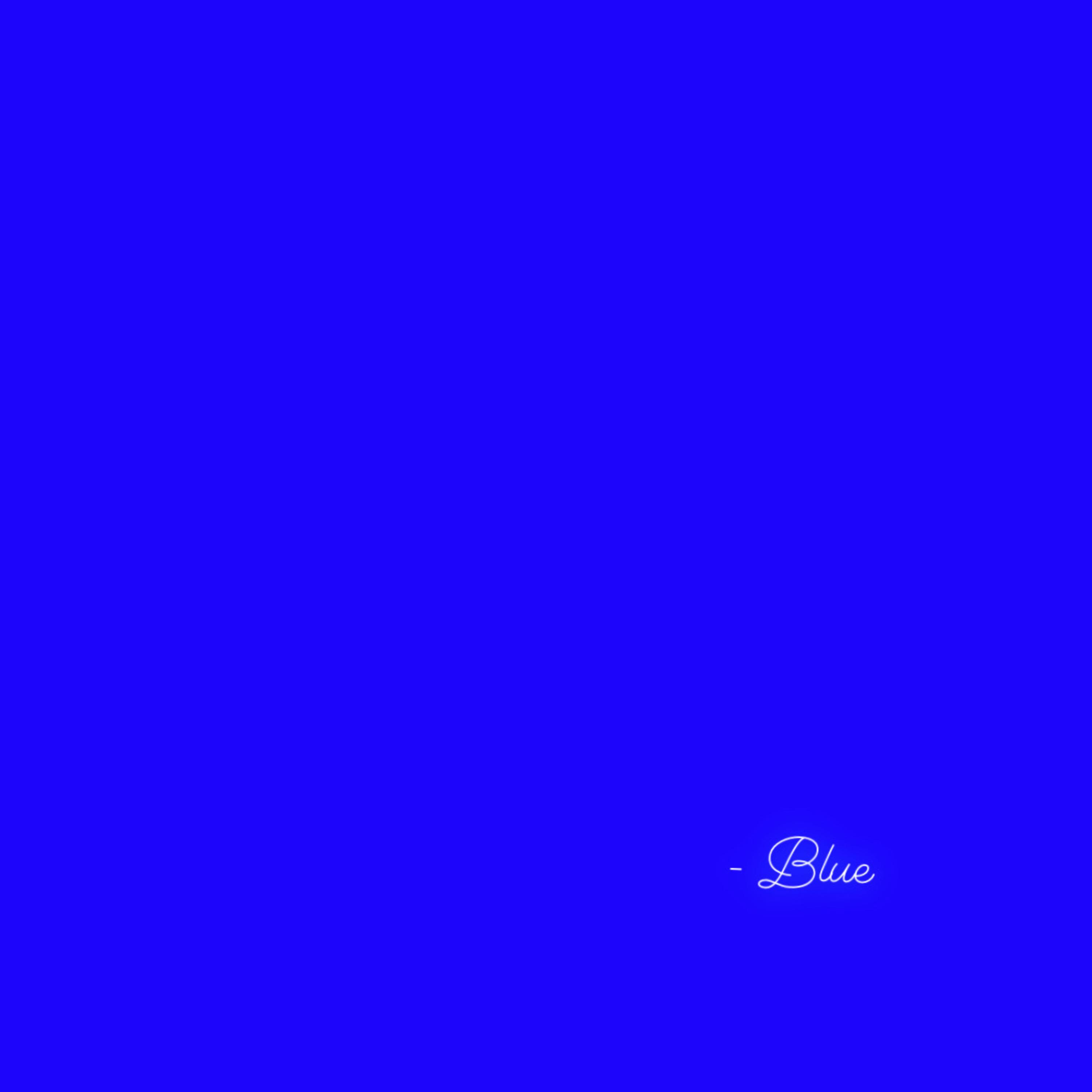 Blue artwork
