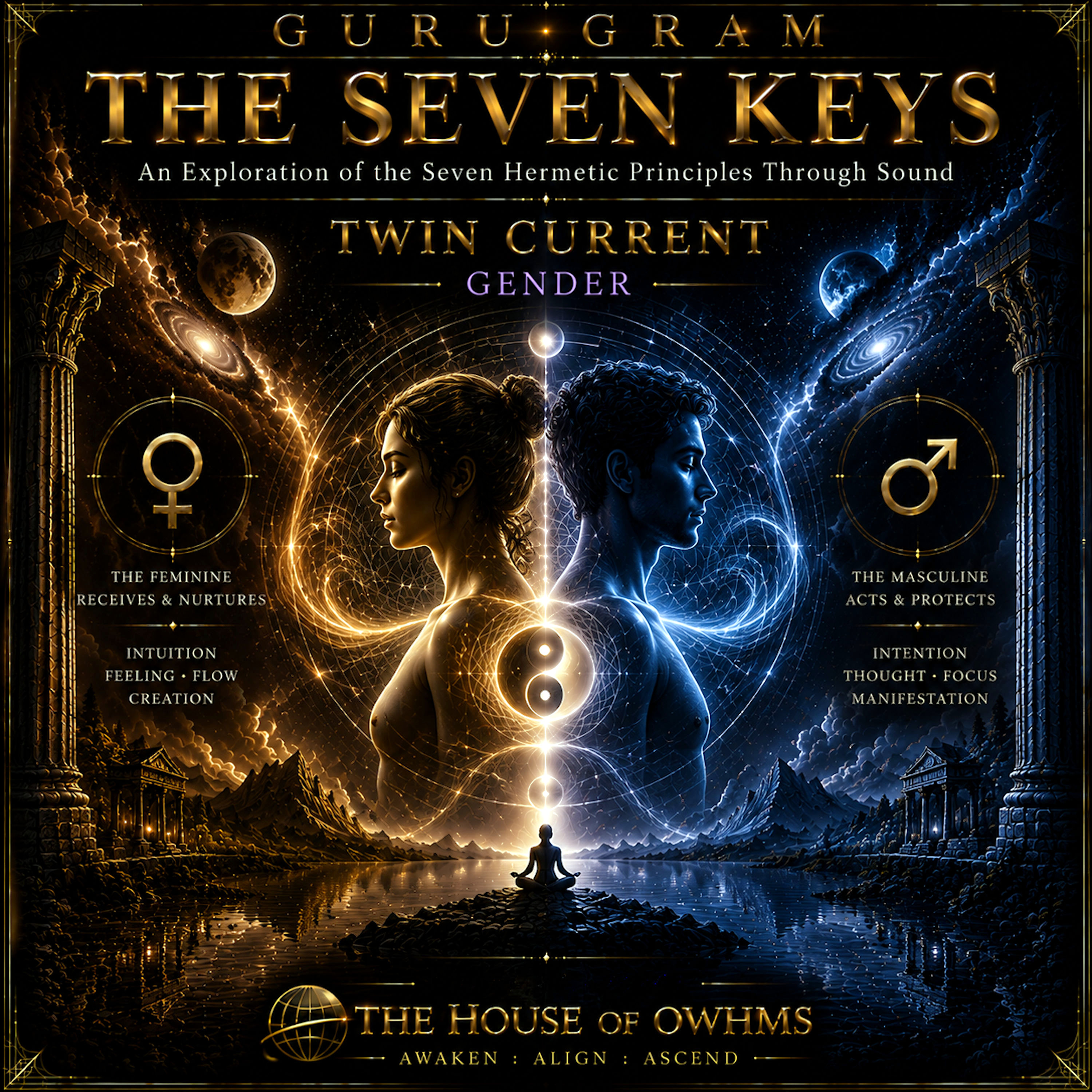 GENDER ~ Twin Current ~ THE SEVEN KEYS by GURUGRAM cover art