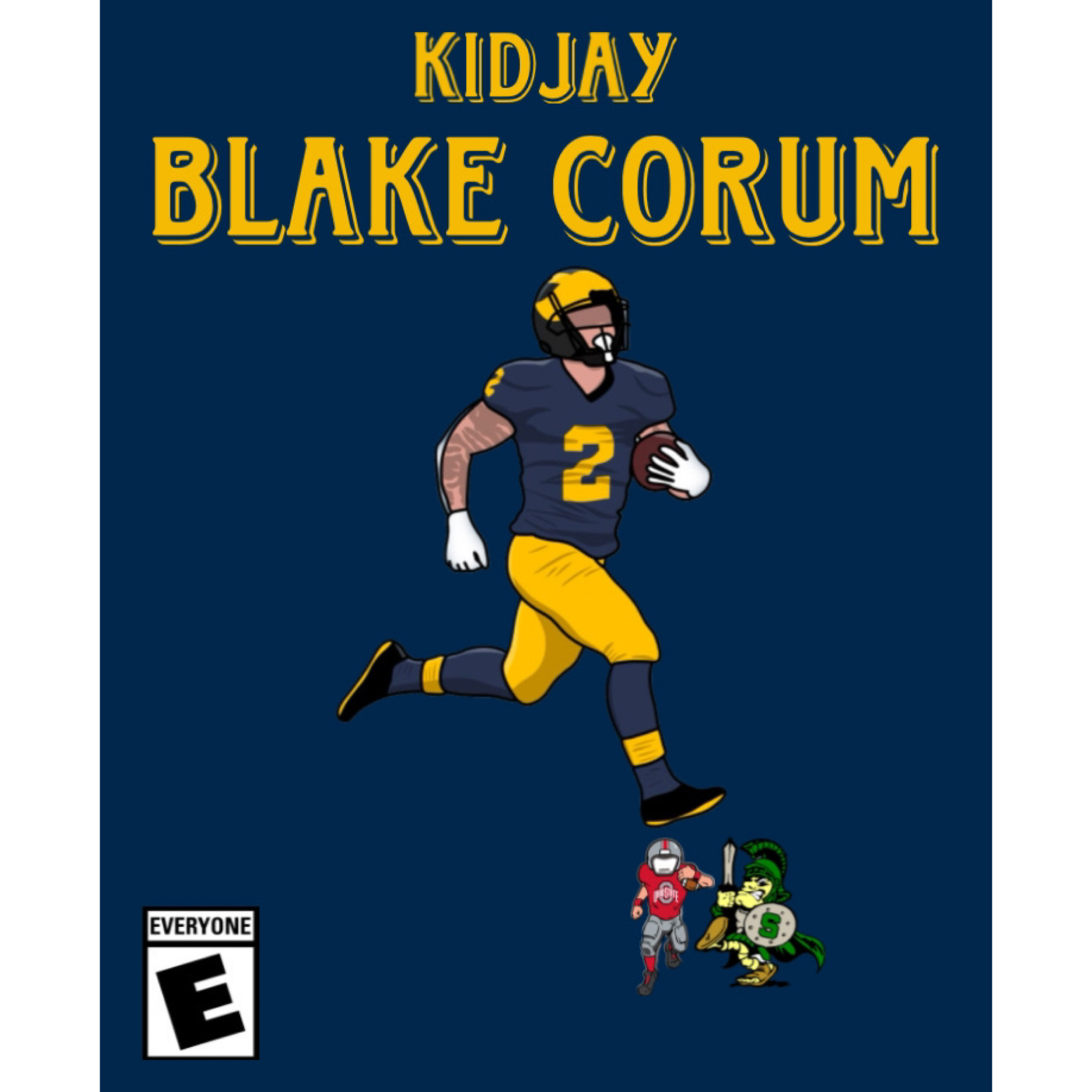 Blake Corum artwork