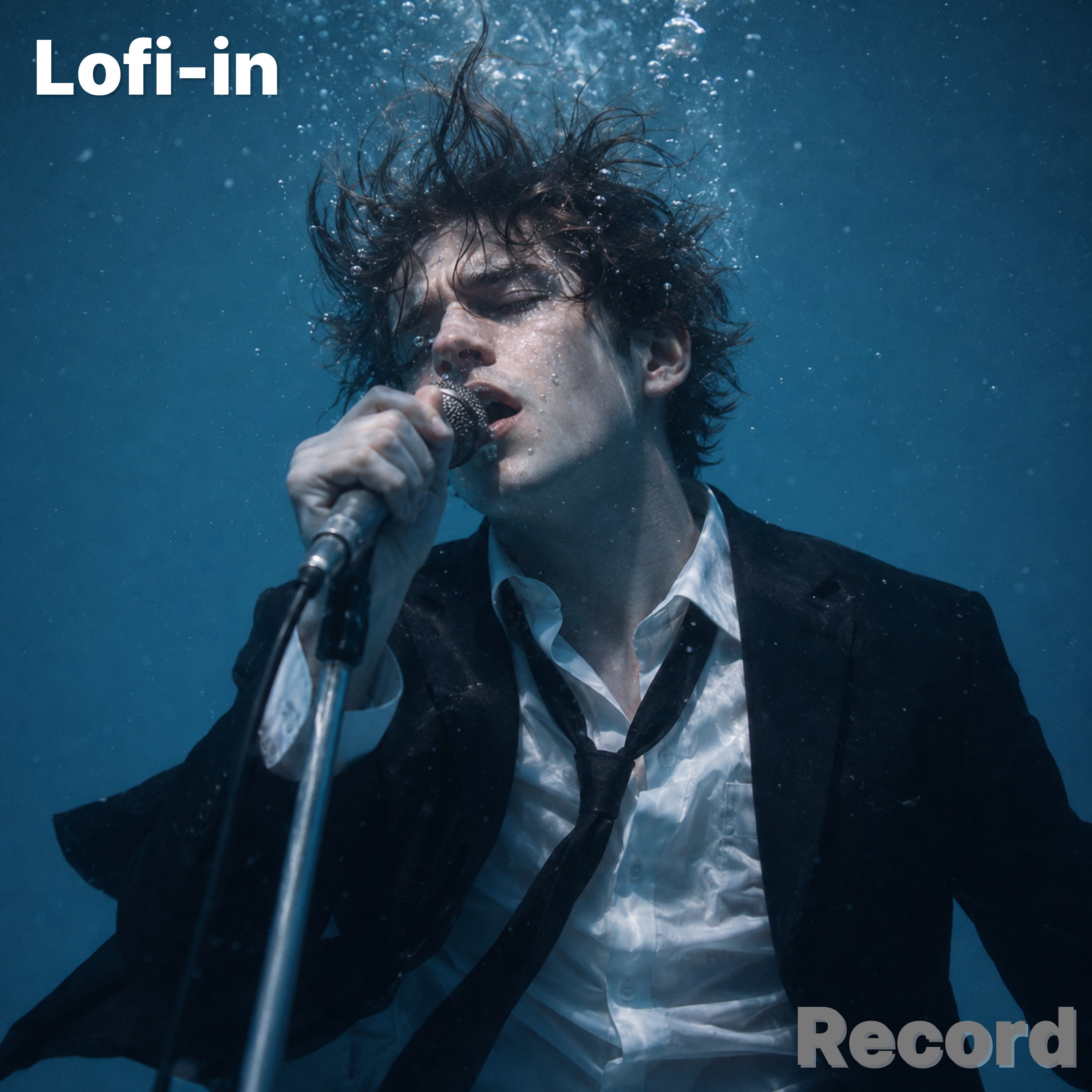 Drowned in Blue by Lofi-in cover art