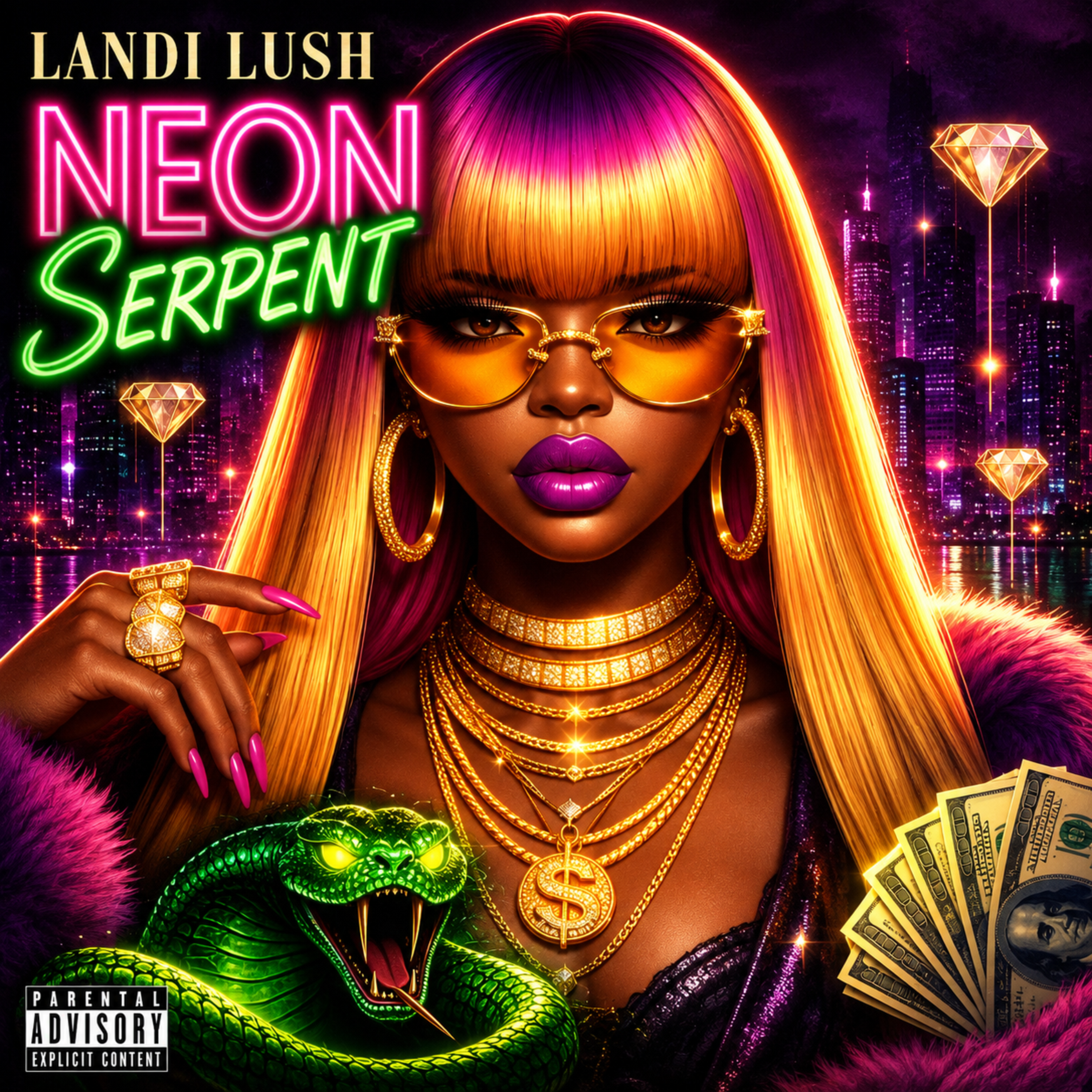 Neon Serpent by Landi Lush cover art
