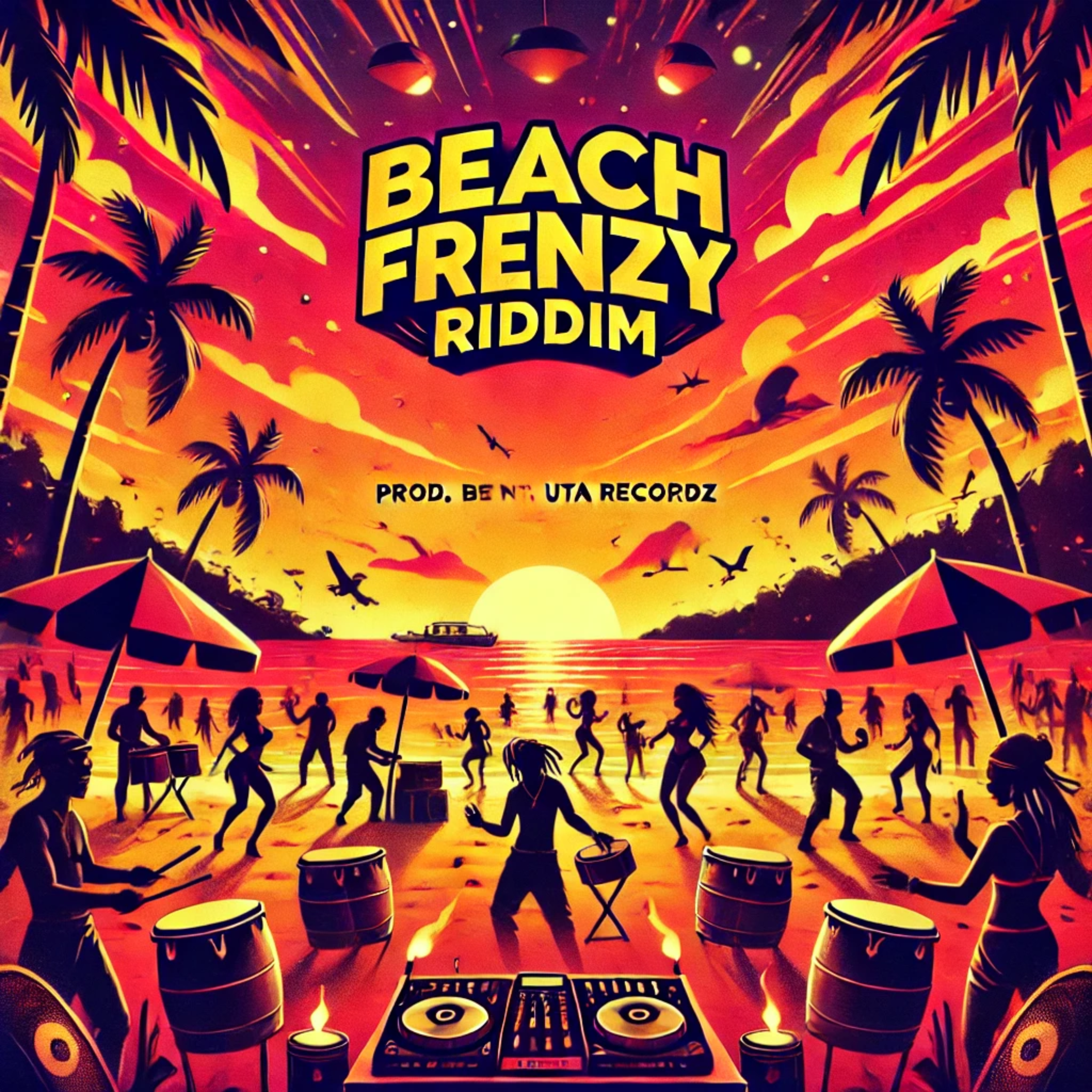 Beach Frenzy Riddim artwork