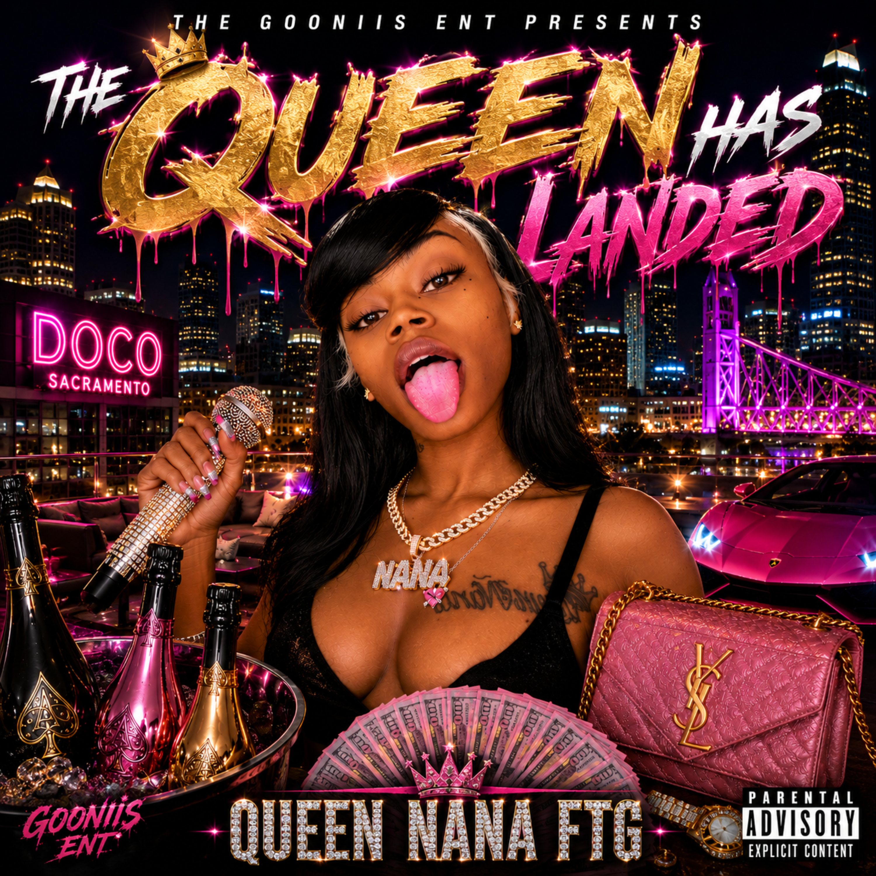 The Queen Has Landed by The Gooniis cover art