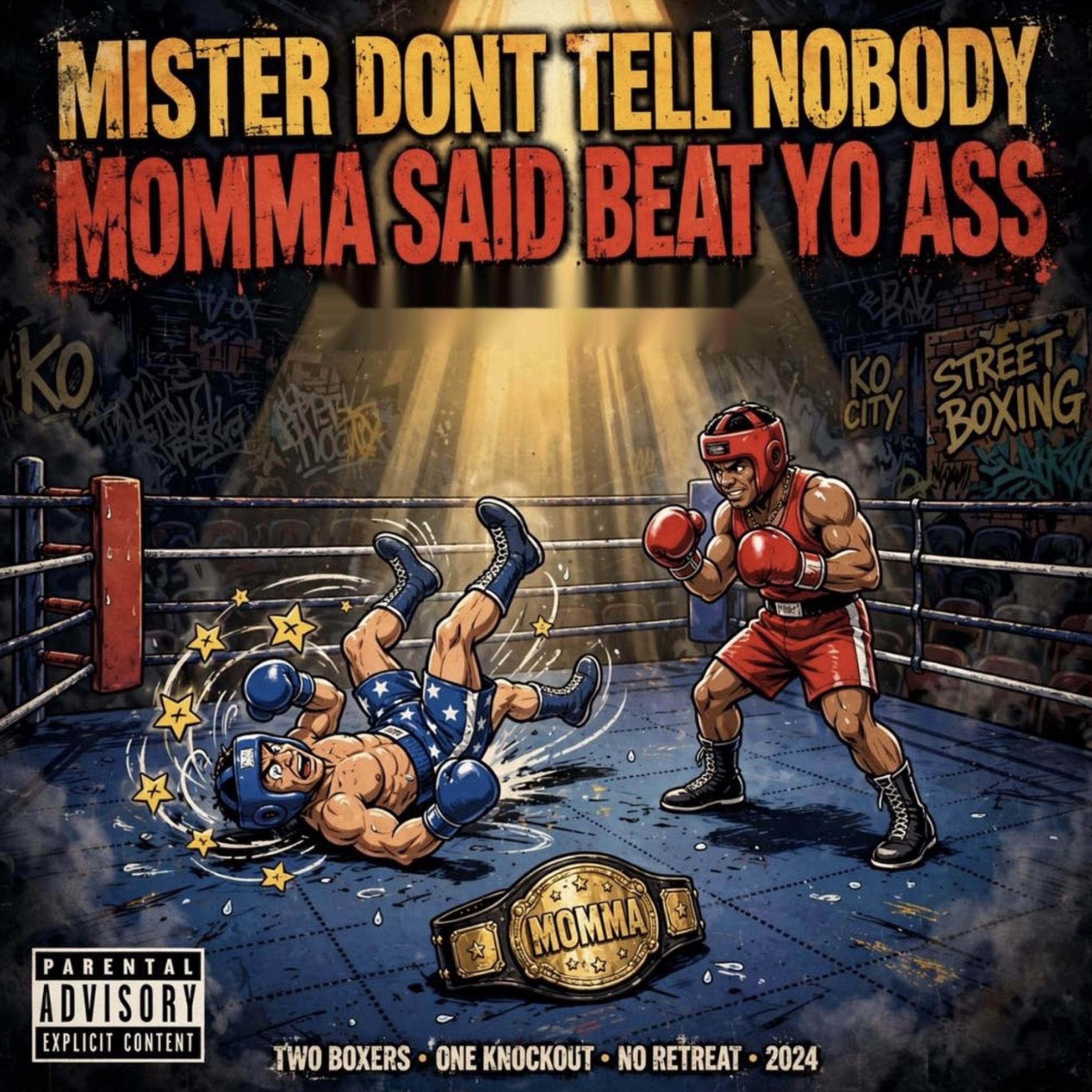 Momma Said Beat Yo Ass by Mister Dont Tell nobody cover art
