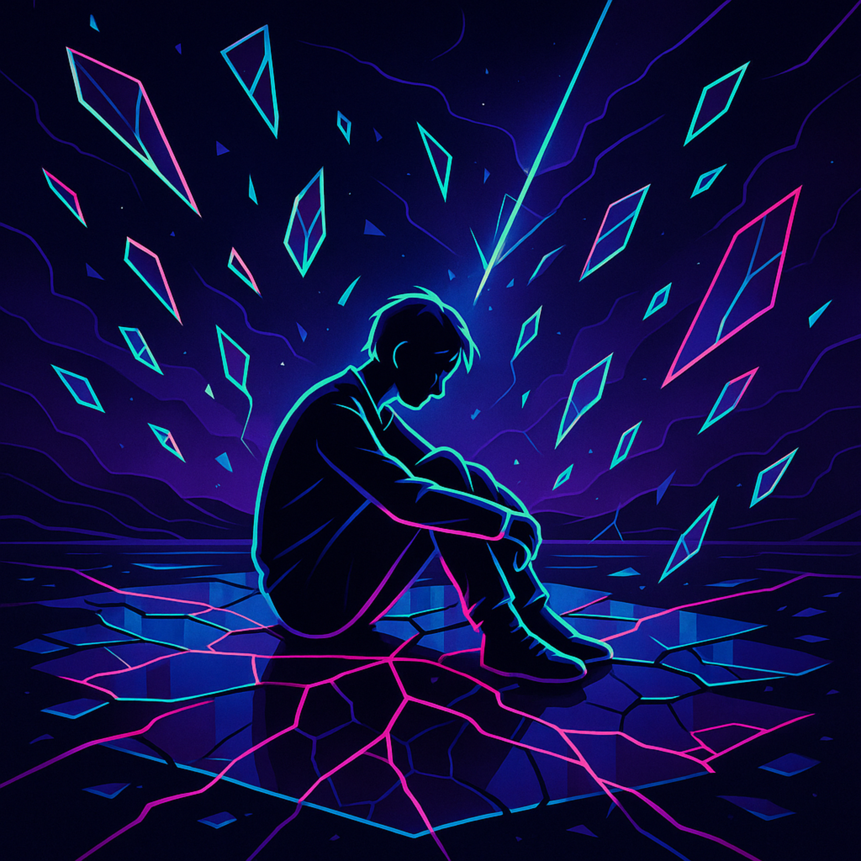 Broken artwork